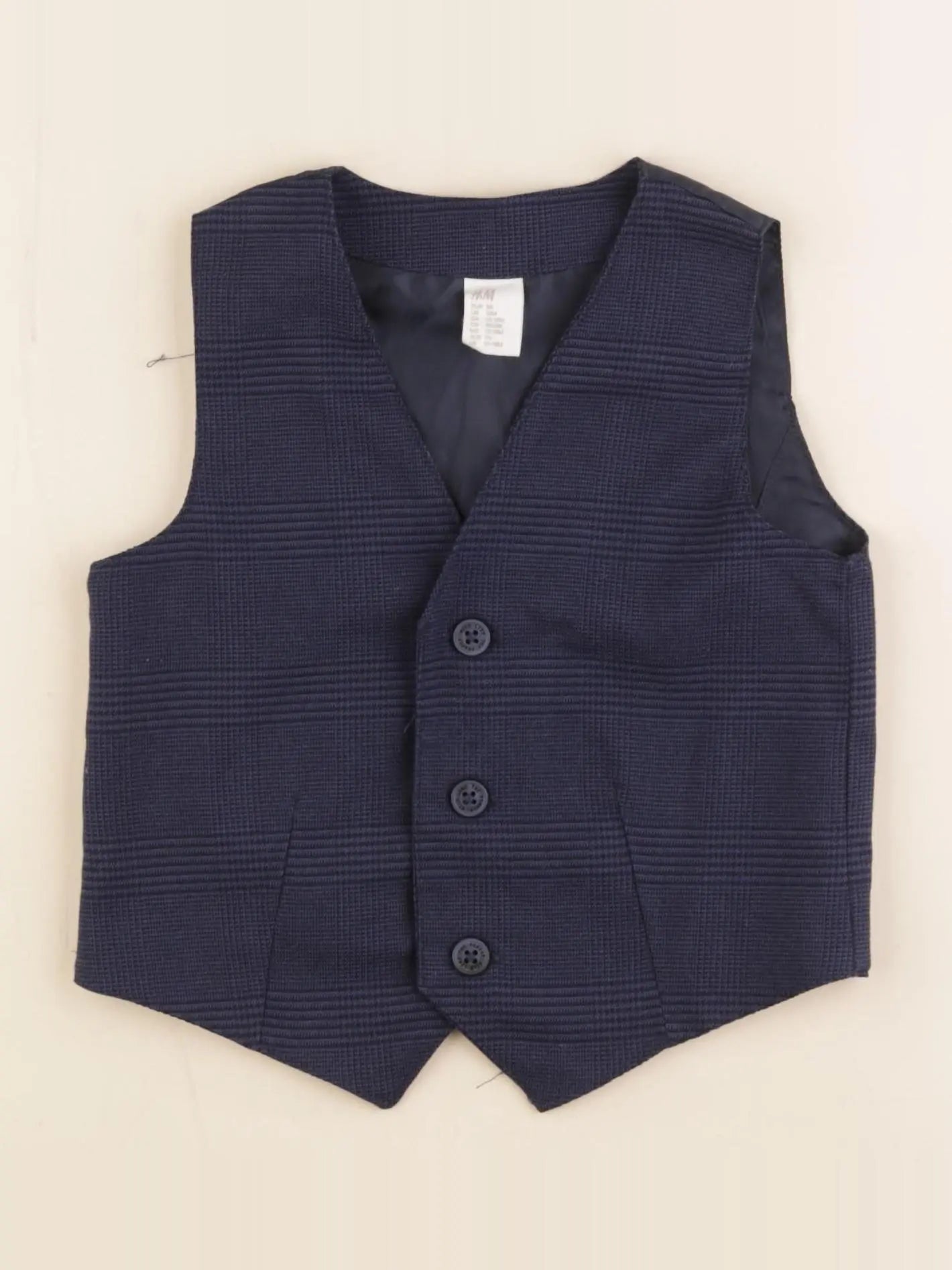 H&M - gilet bleu - 12/18 mois