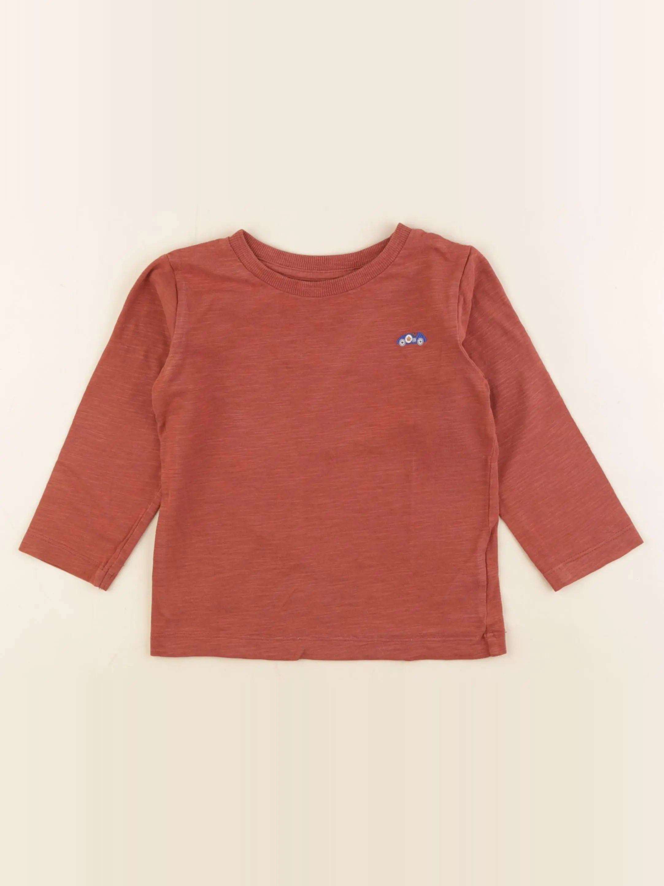 Next - tee-shirt rouge - 12/18 mois