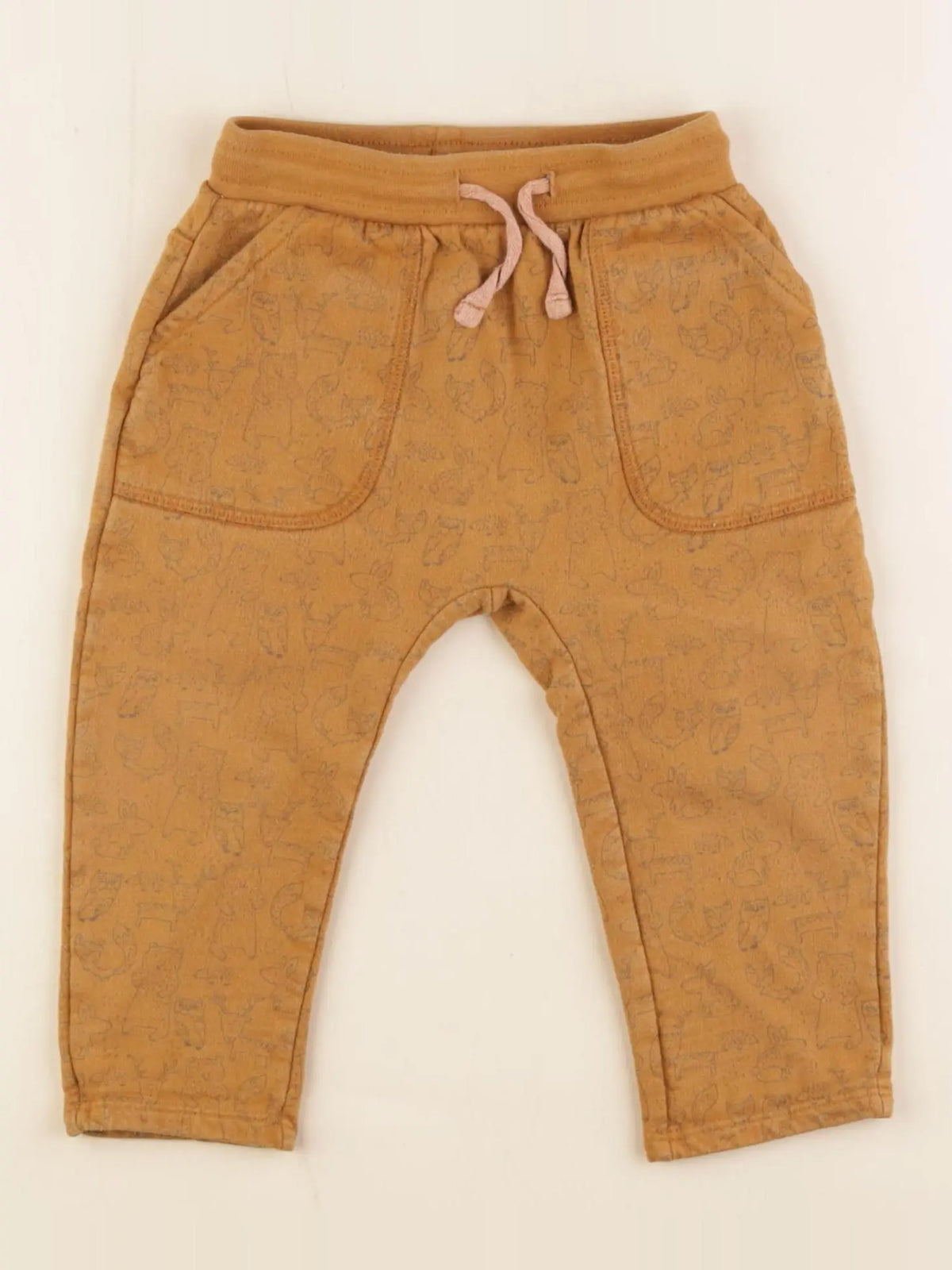 Vertbaudet - jogging marron - 12 mois