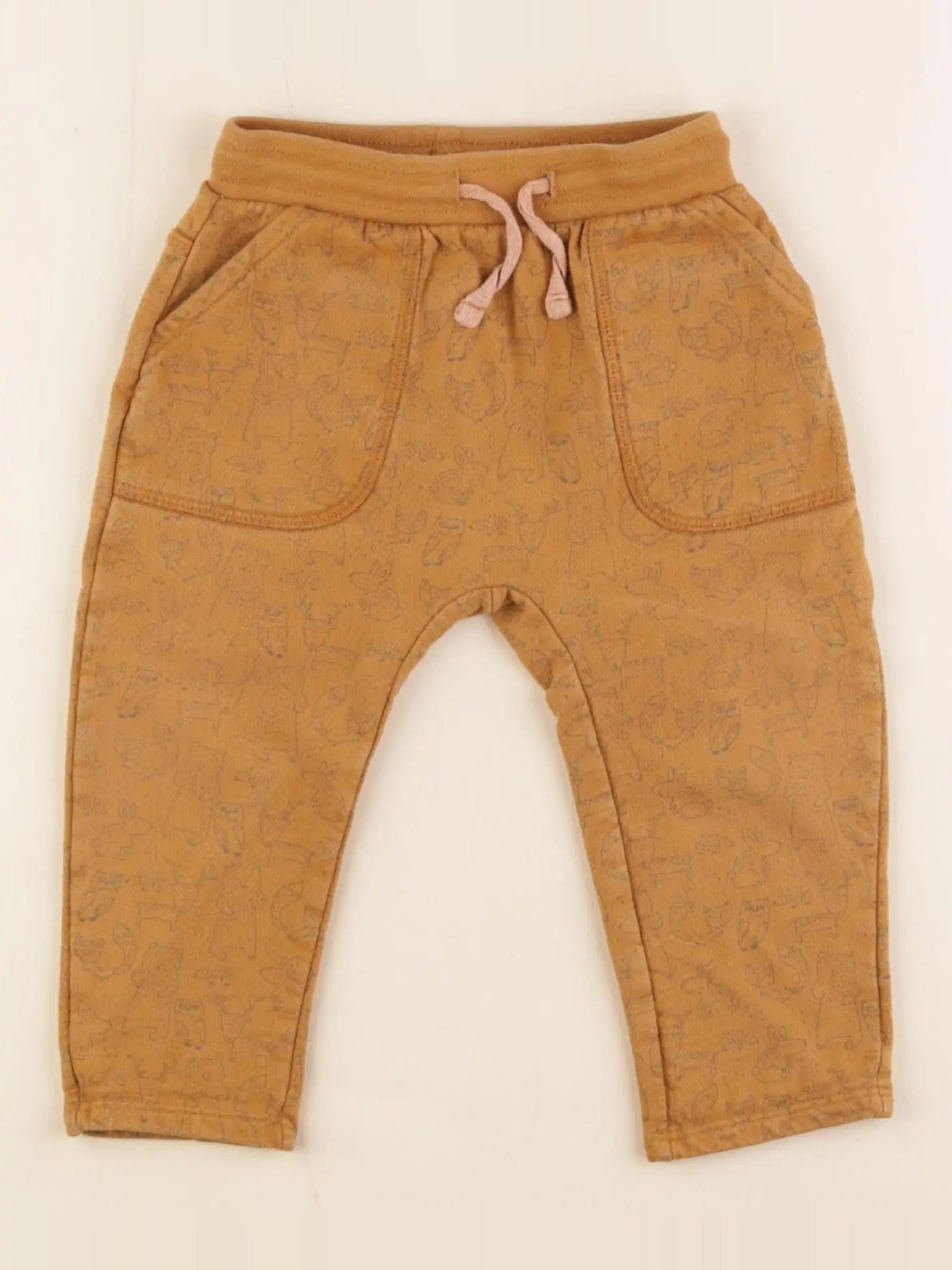 Vertbaudet - jogging marron - 12 mois