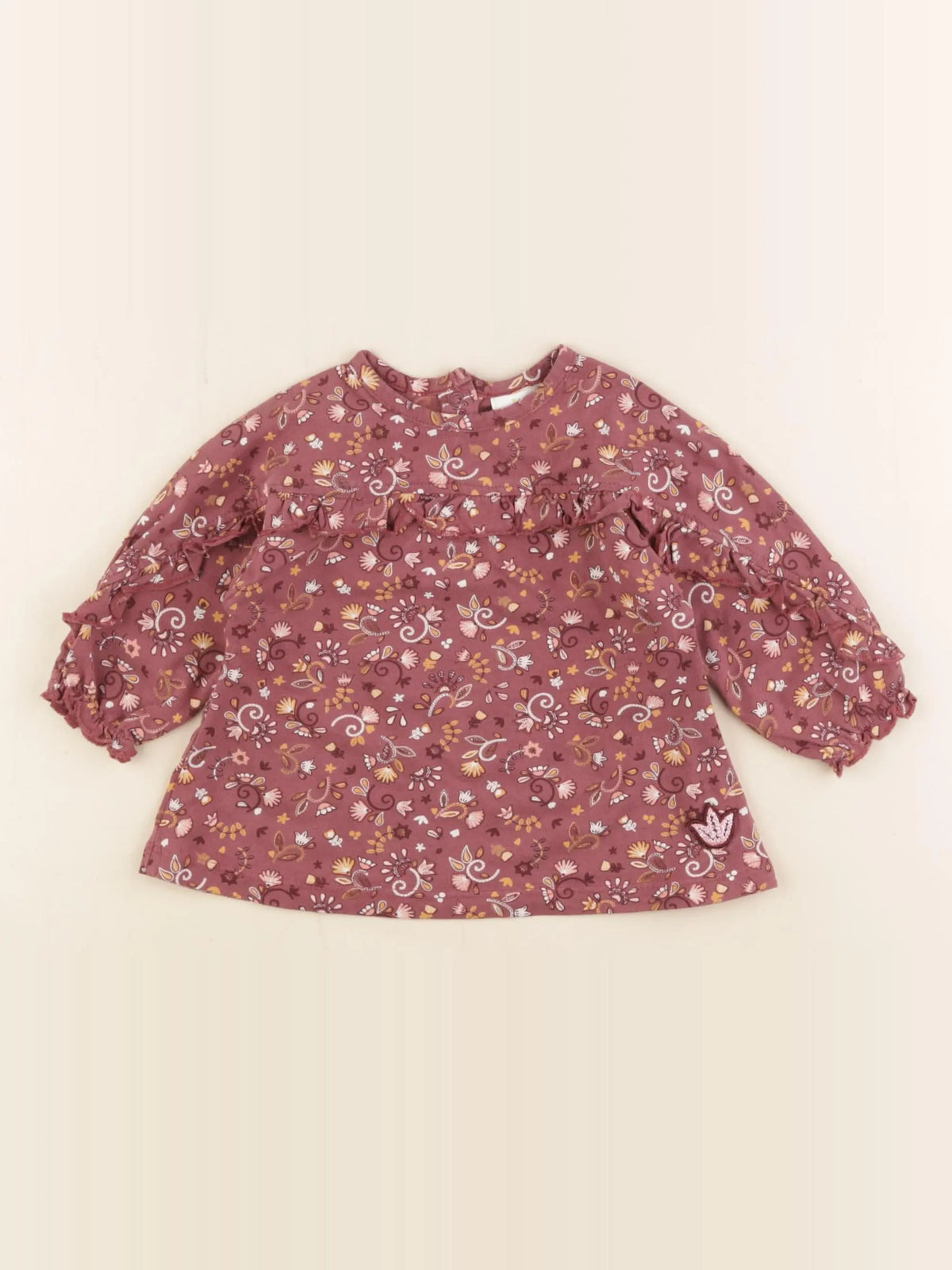 Tape à l'oeil - blouse rose - 9 mois