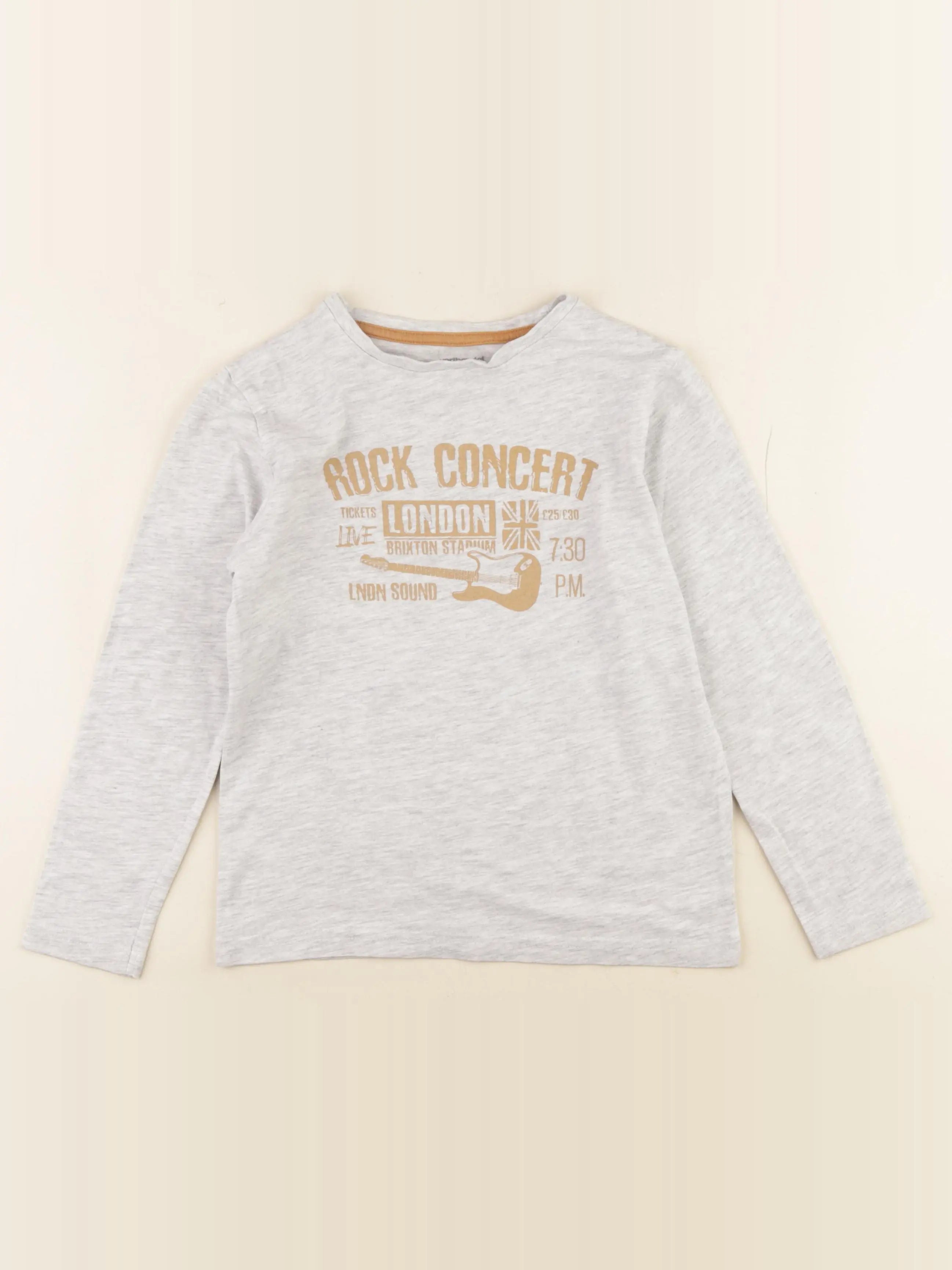 Vertbaudet - tee-shirt gris - 8 ans