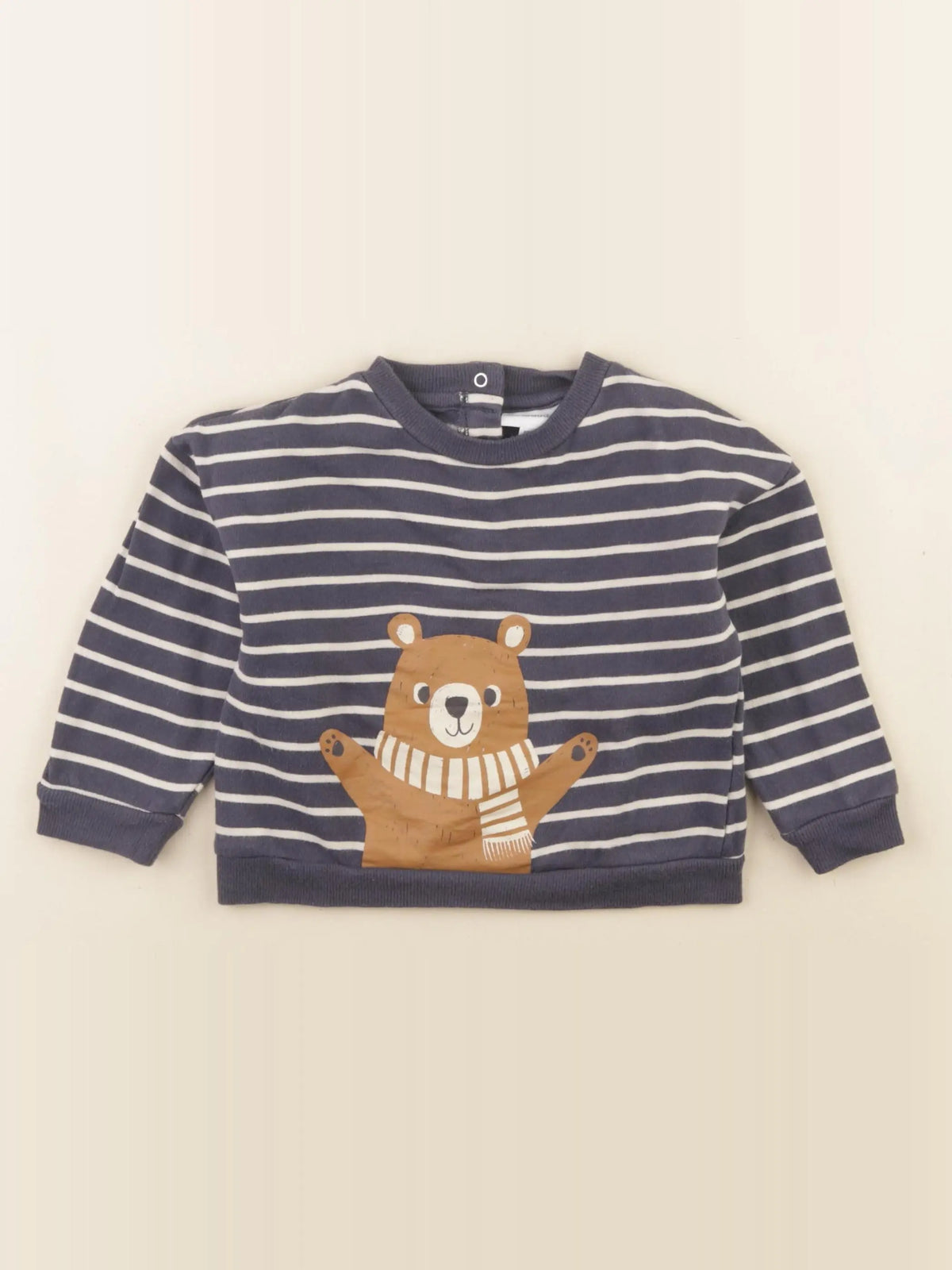 Vertbaudet - sweat bleu - 2 ans