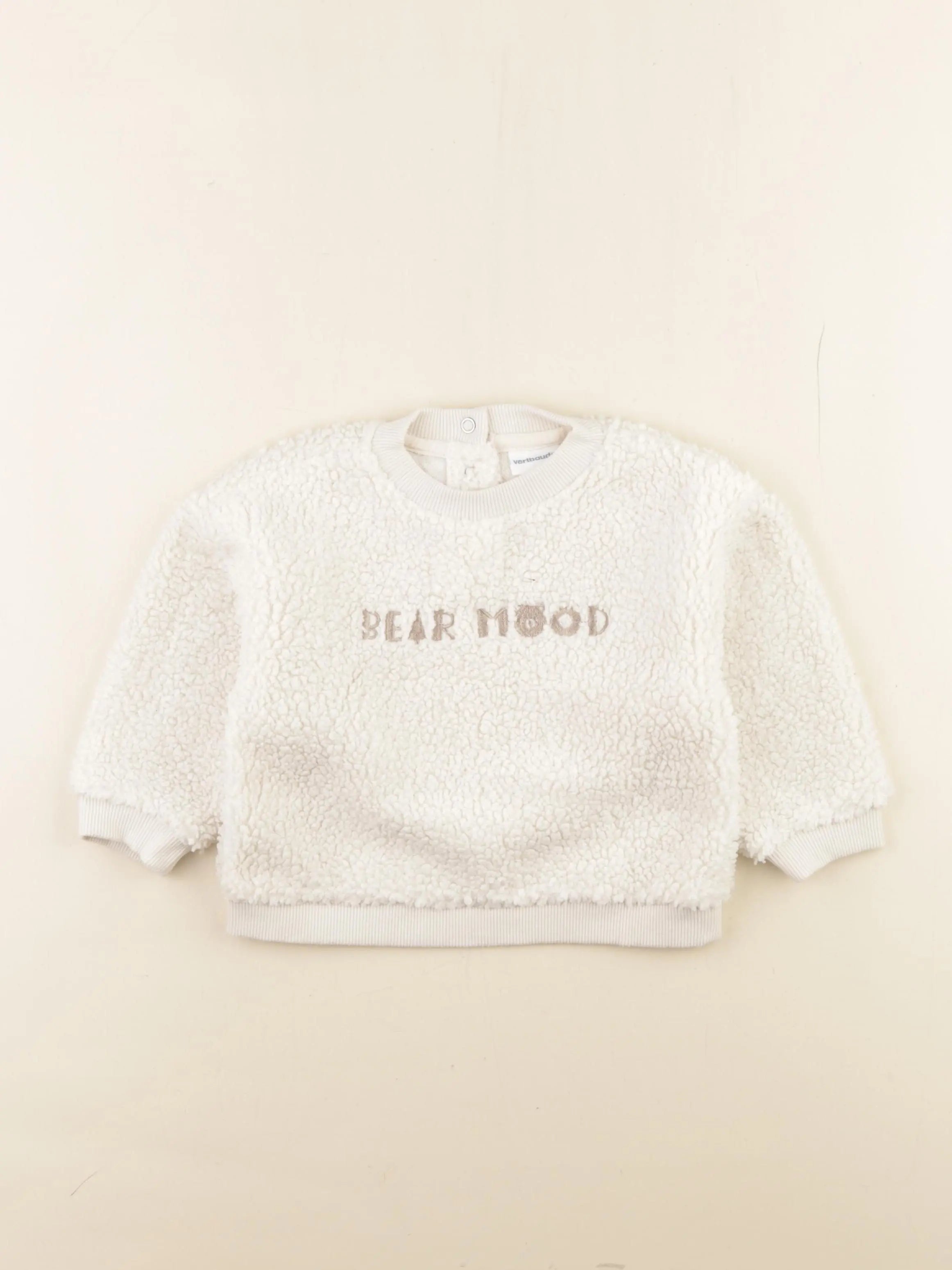 Vertbaudet - pull beige - 24 mois