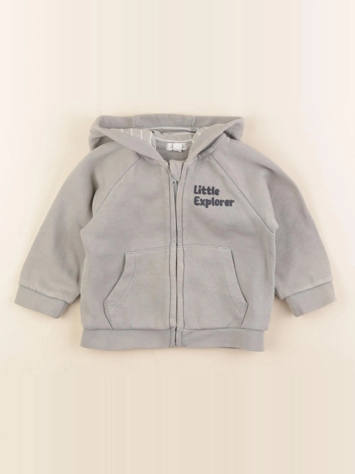 Vertbaudet - sweat vert - 18 mois