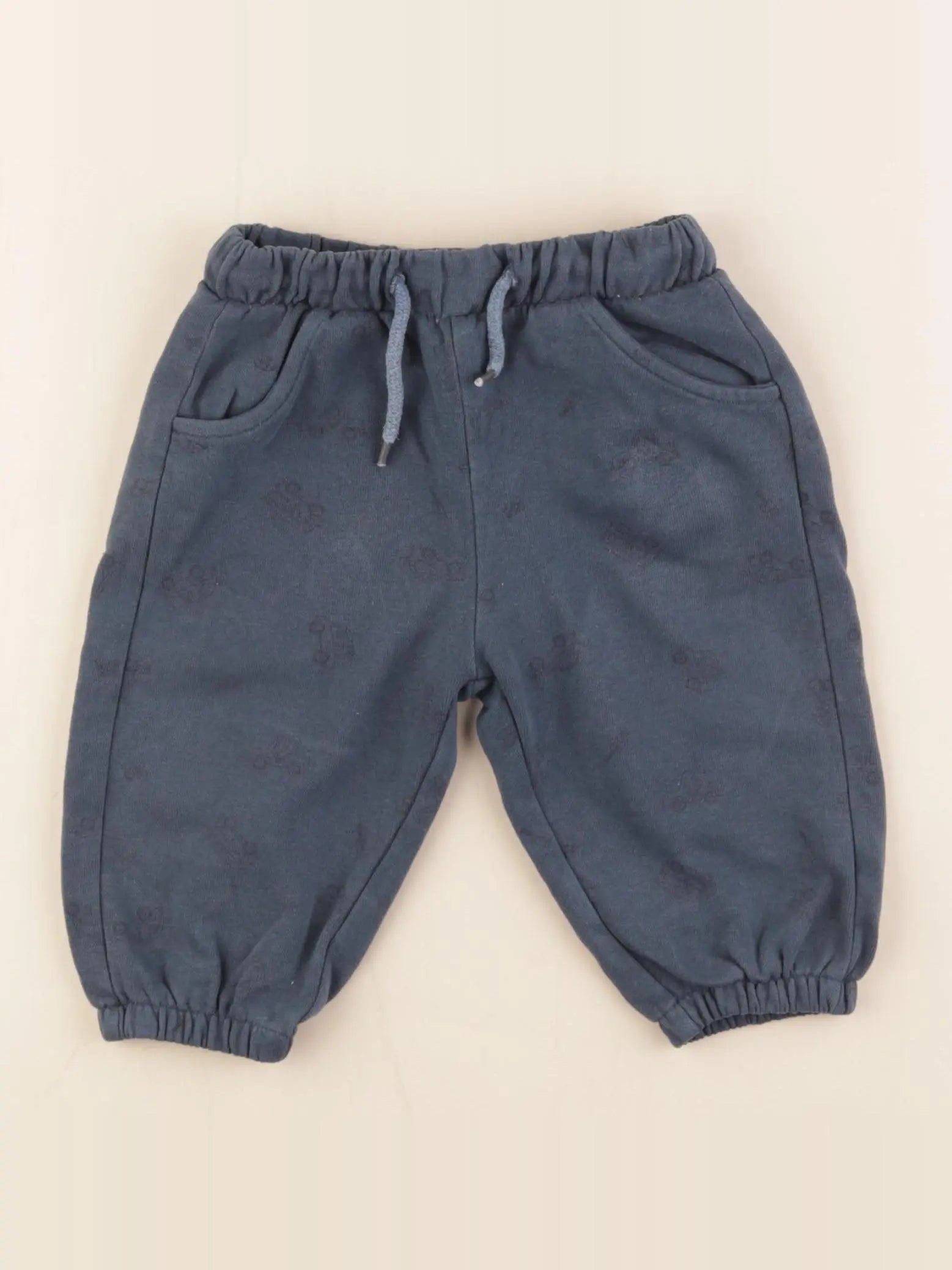 Vertbaudet - jogging bleu - 12 mois