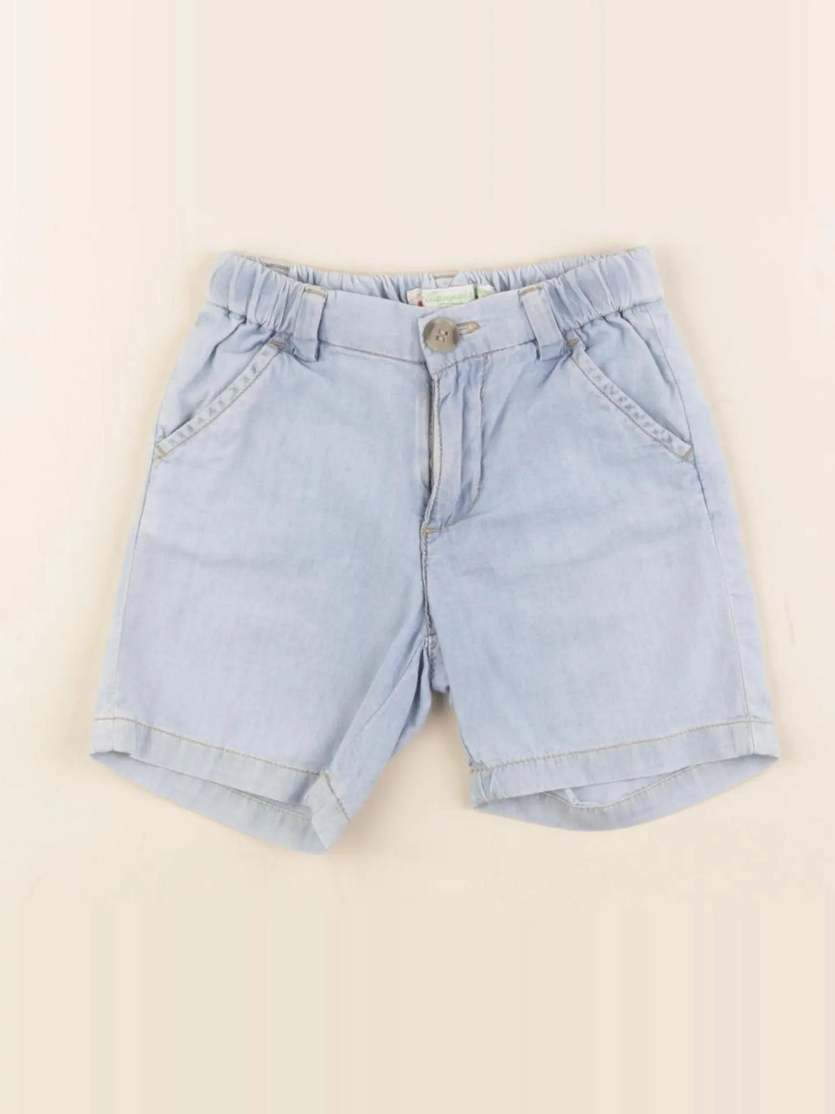 Bonpoint - short bleu - 6 mois