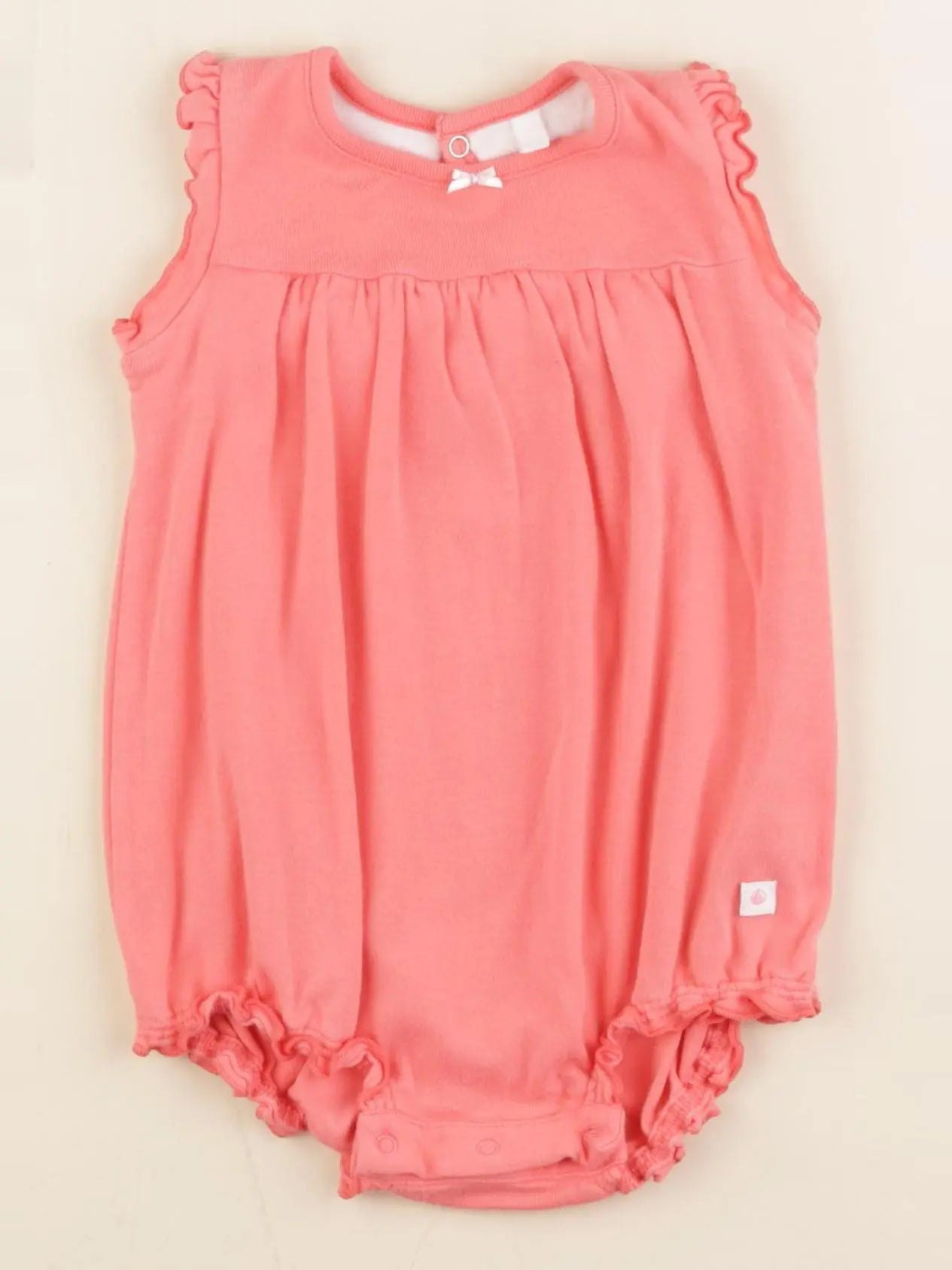 Petit Bateau - combinaison rose - 6 mois