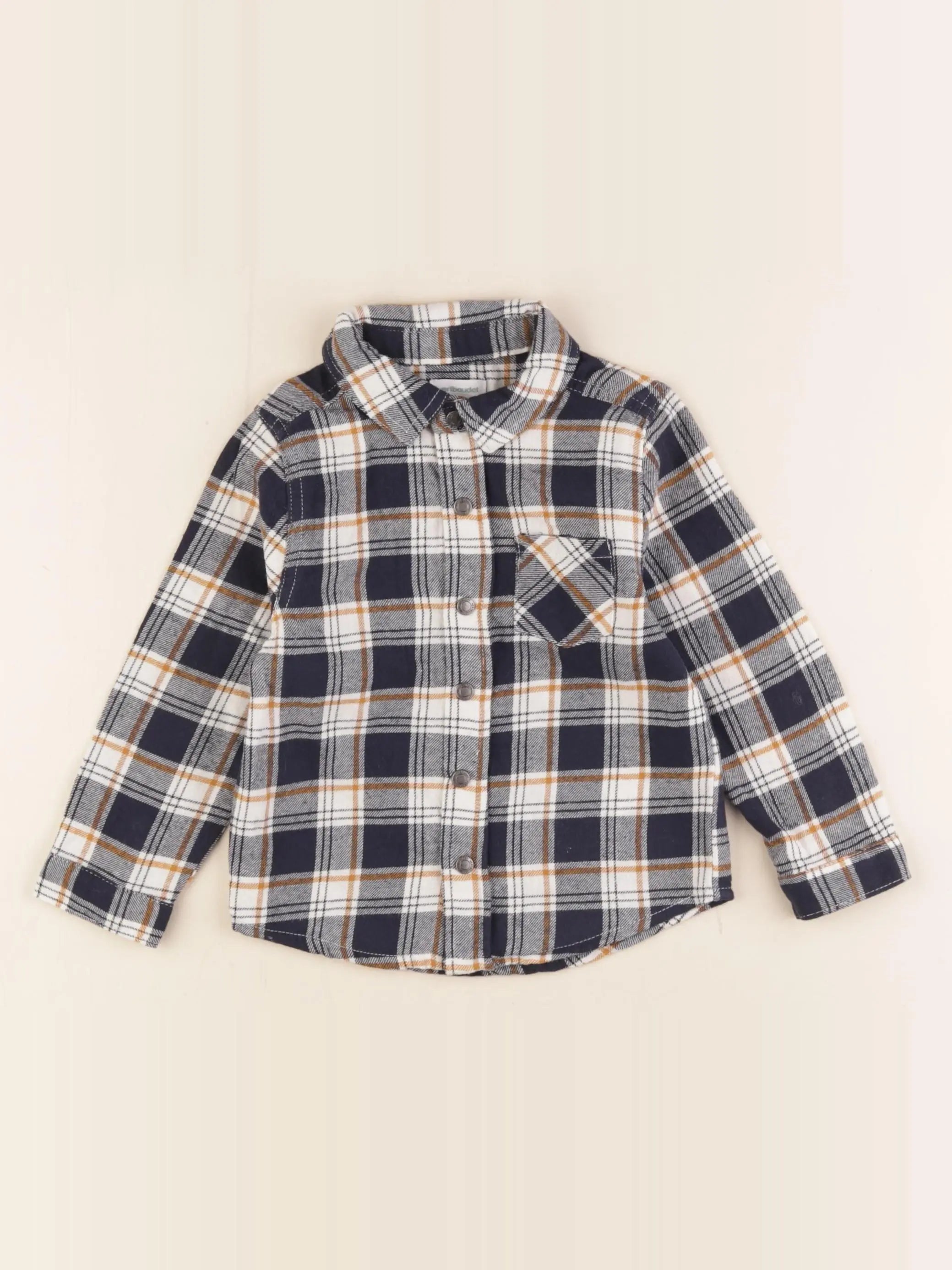 Vertbaudet - chemise multicolore - 24 mois