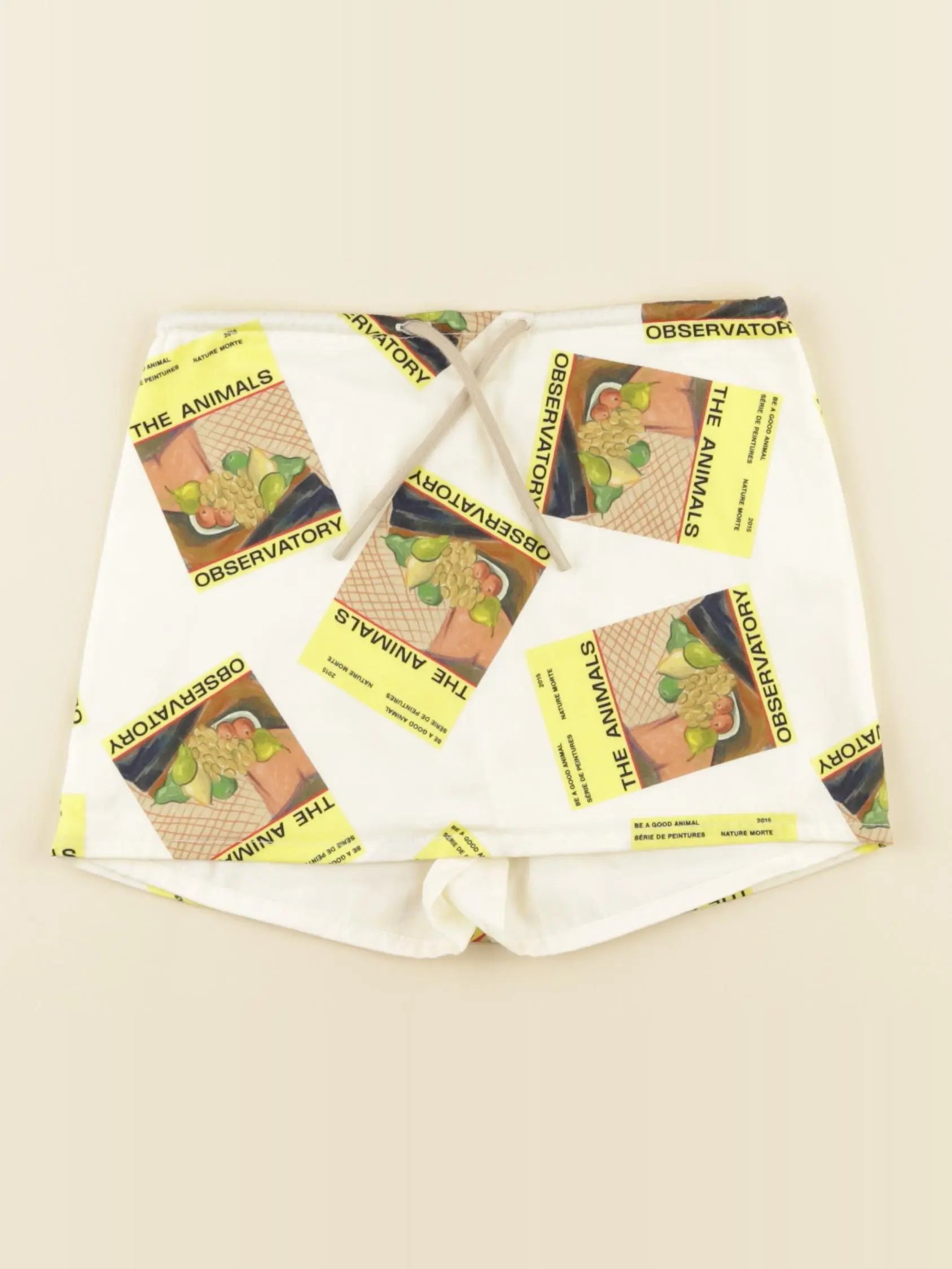 Jupe short multicolore
