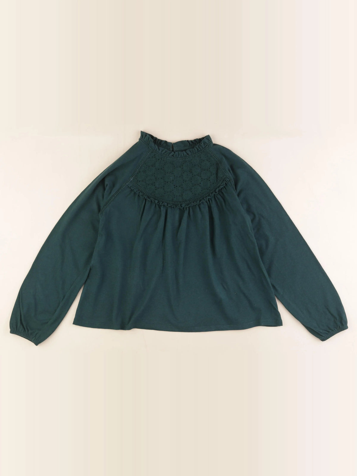 Vertbaudet - tee-shirt vert - 10 ans