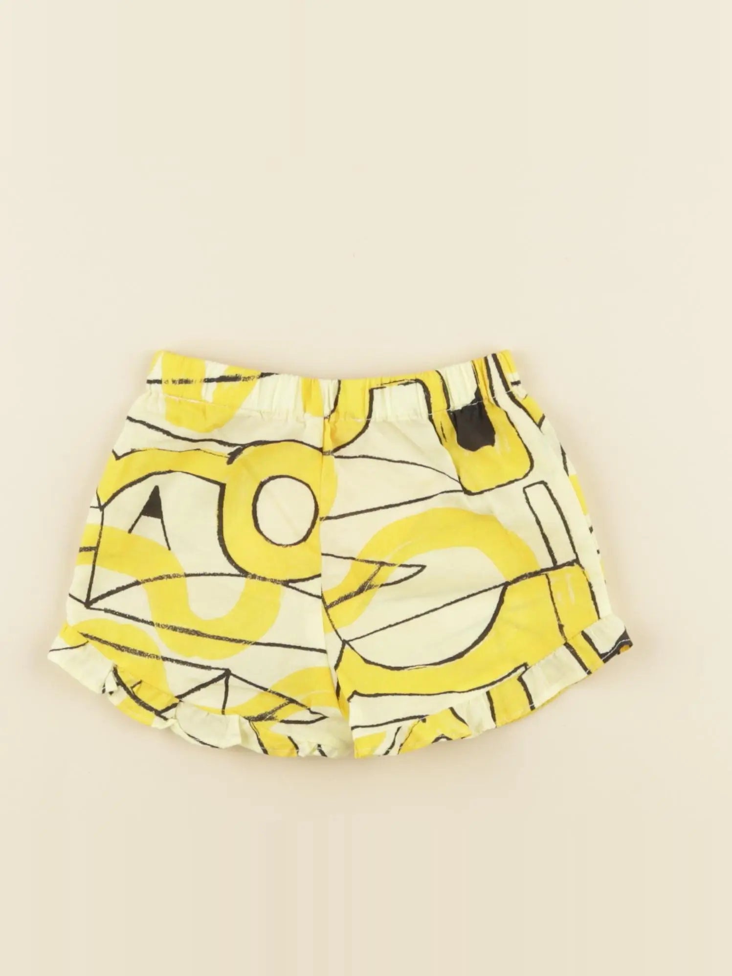Short jaune