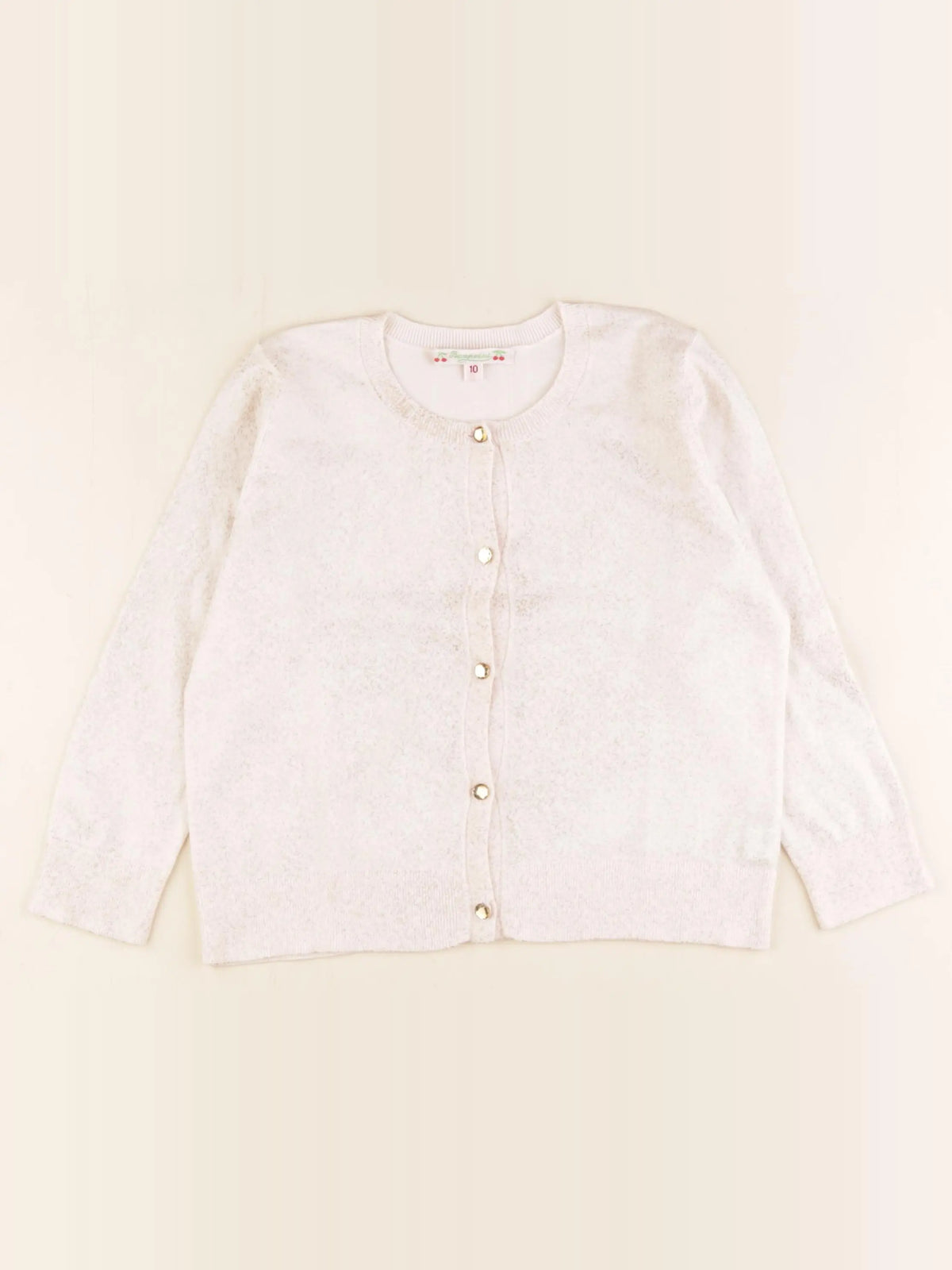 Bonpoint - gilet rose - 10 ans