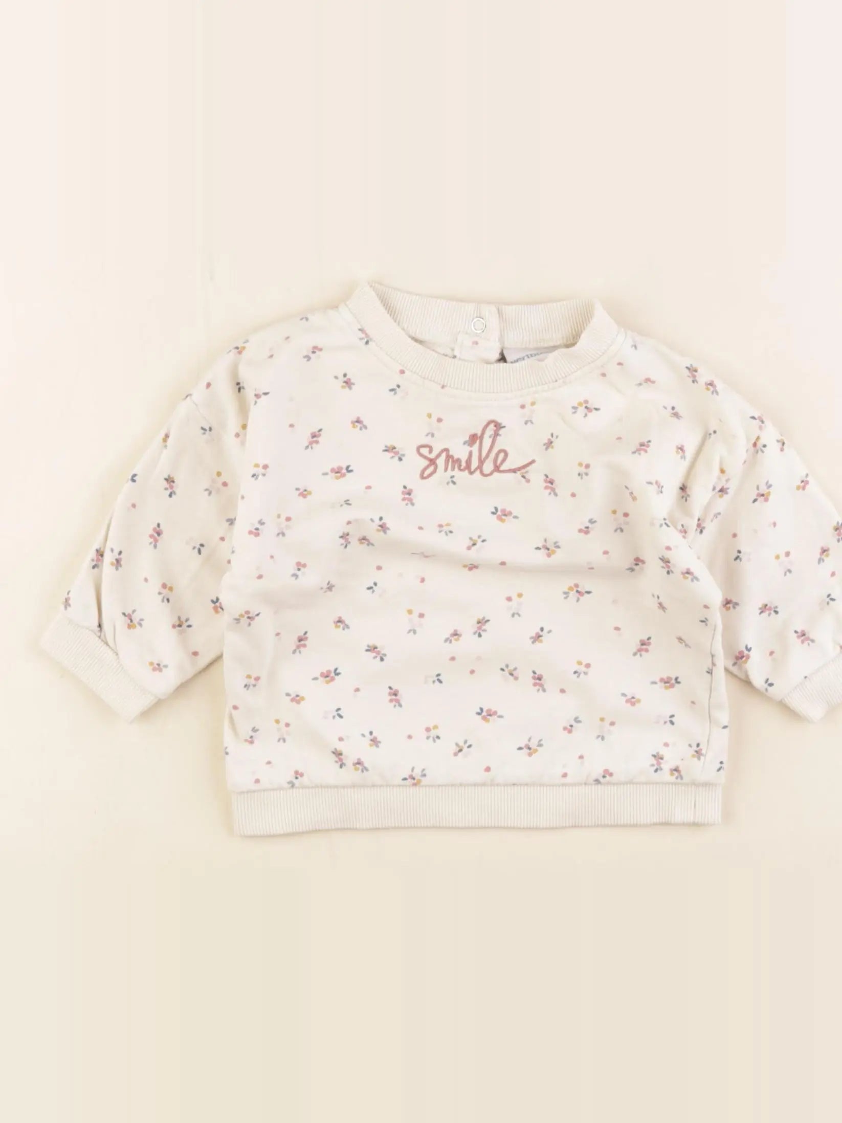 Vertbaudet - sweat multicolore - 6 mois