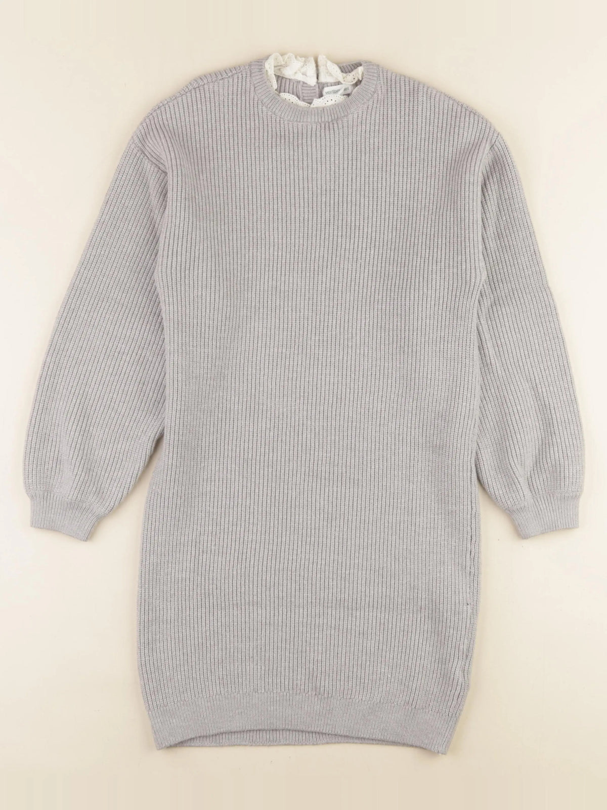 Vertbaudet - robe gris - 10 ans