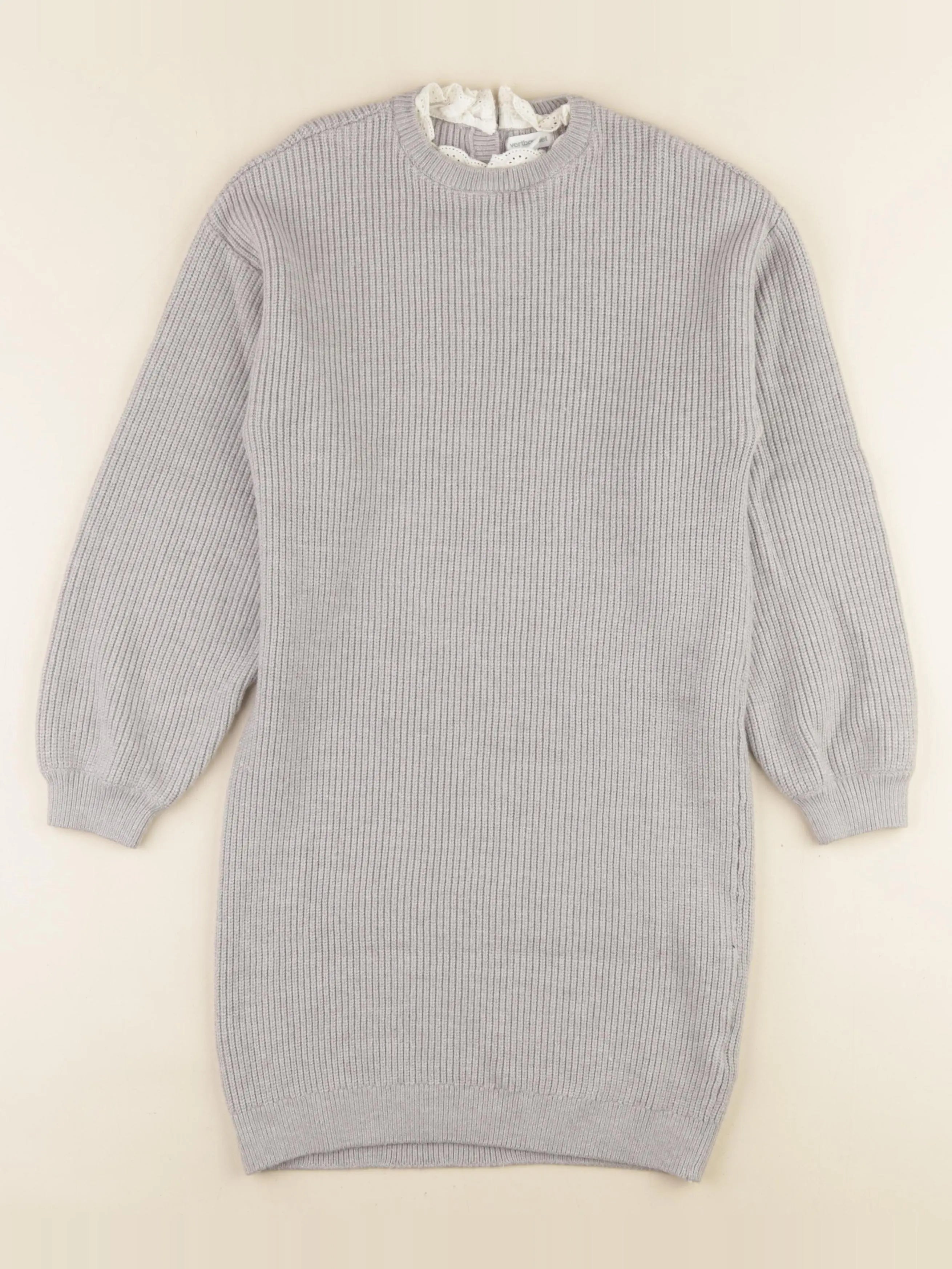 Vertbaudet - robe gris - 10 ans