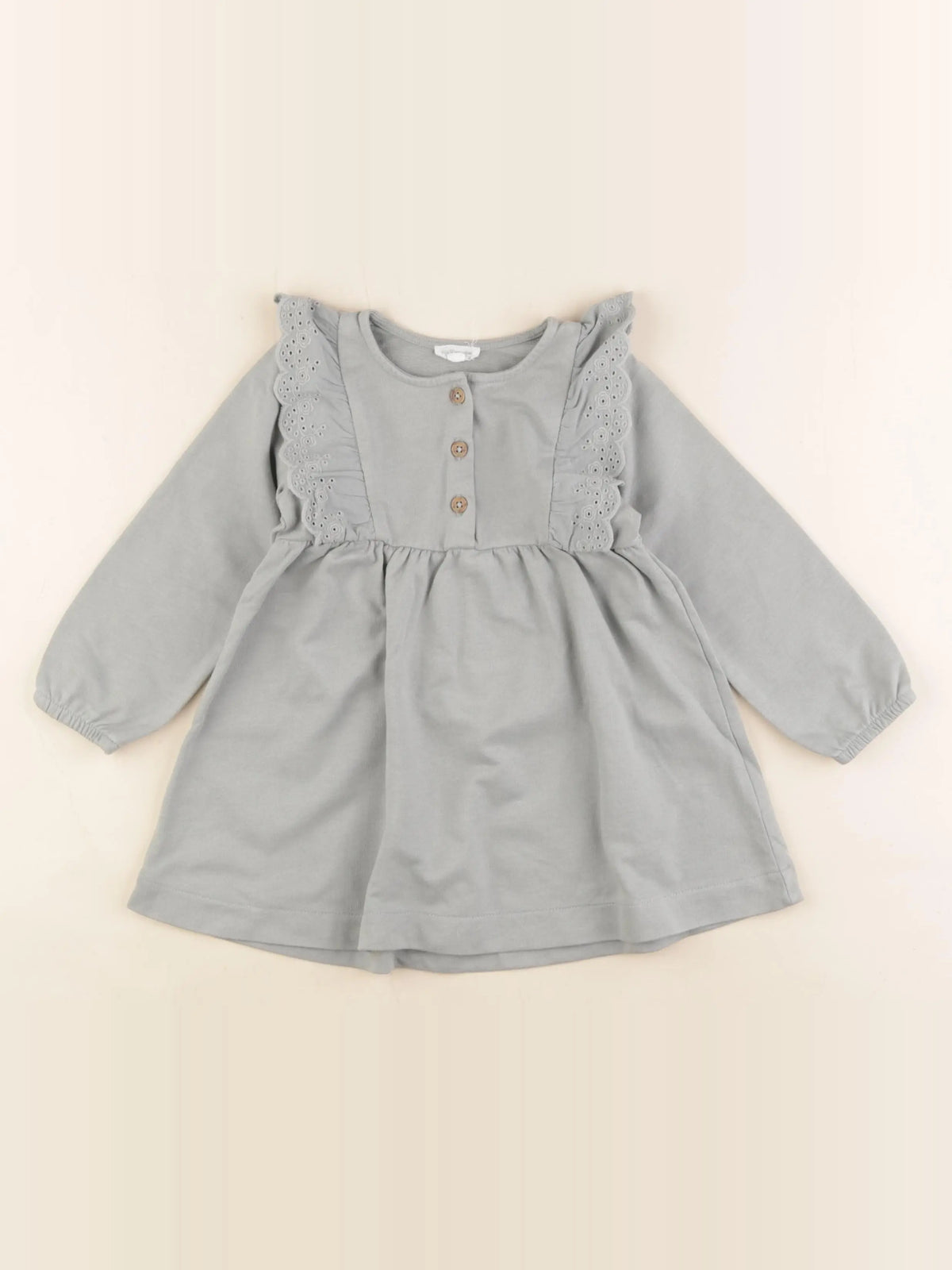 Vertbaudet - robe vert - 18 mois