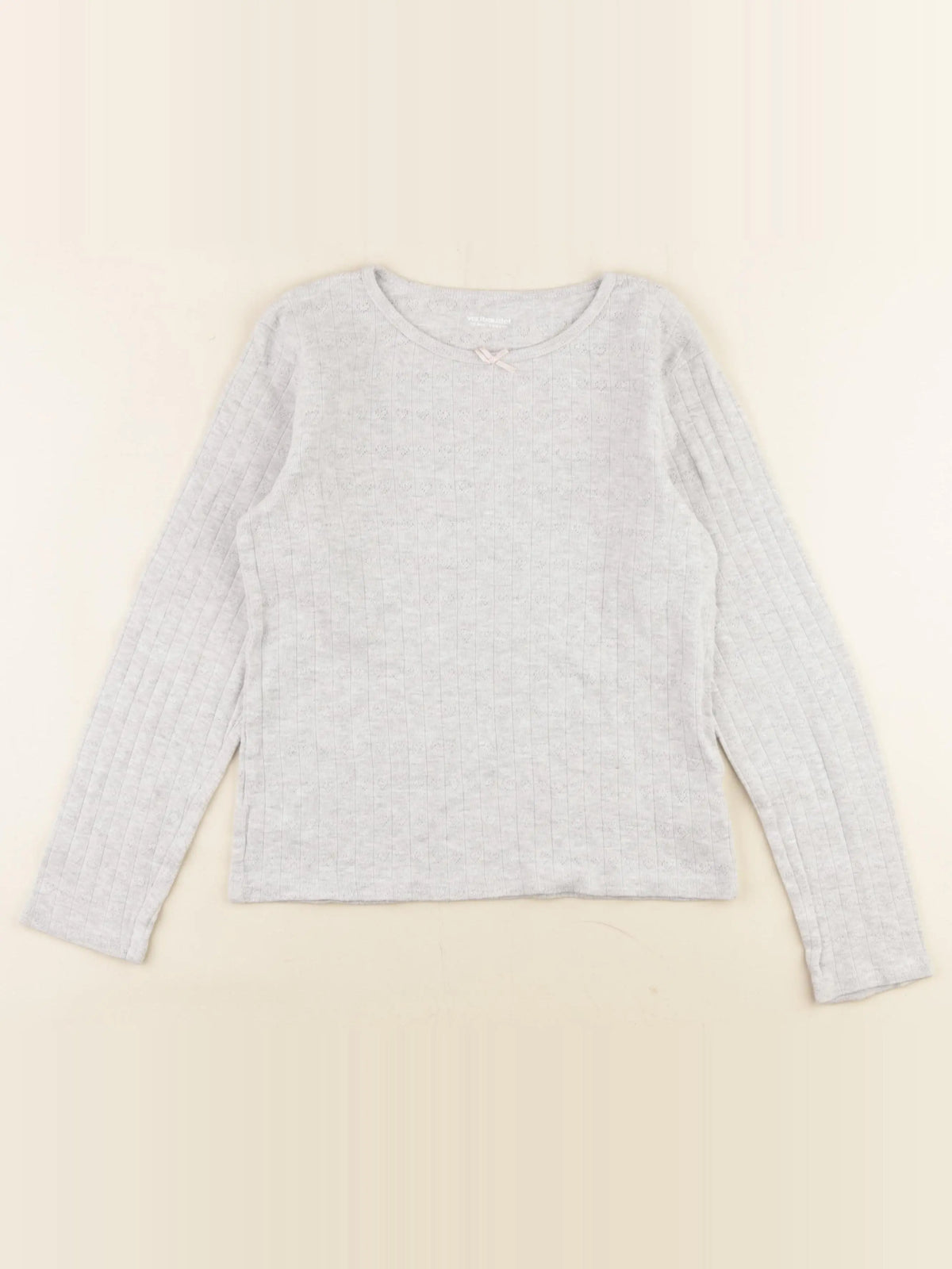 Vertbaudet - maillot de corps gris - 10 ans