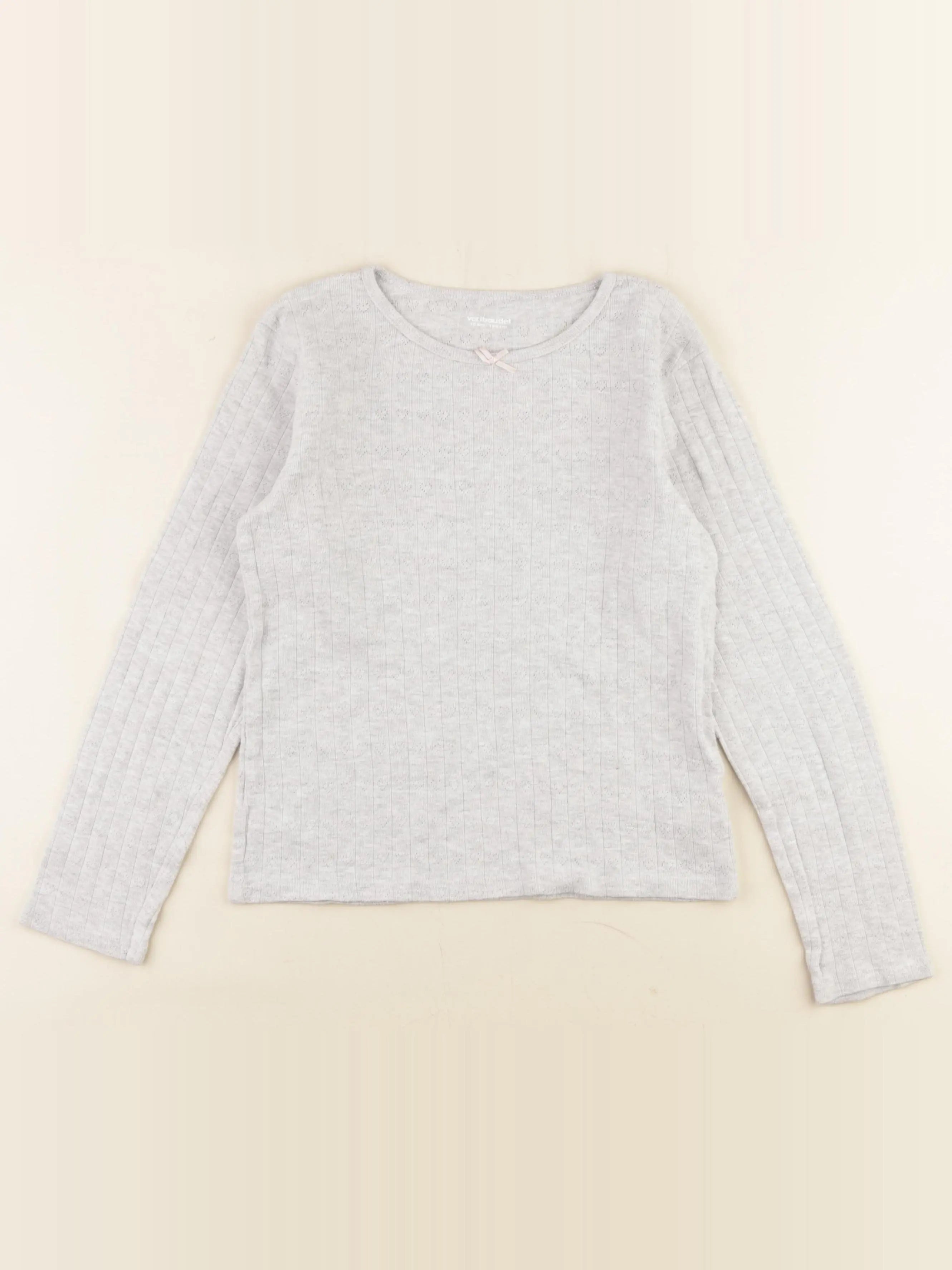 Vertbaudet - maillot de corps gris - 10 ans