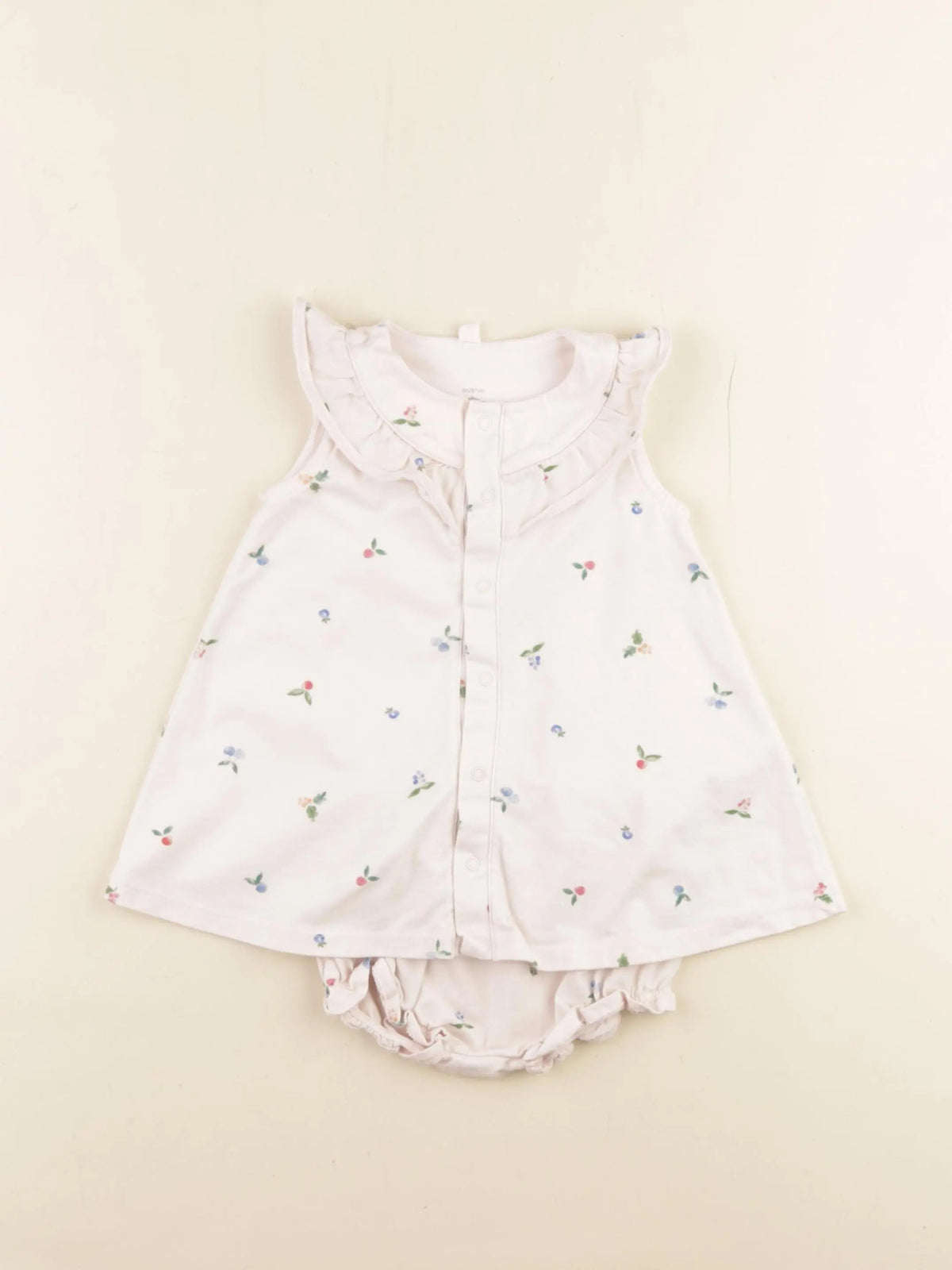 Petit Bateau - robe rose - 6 mois