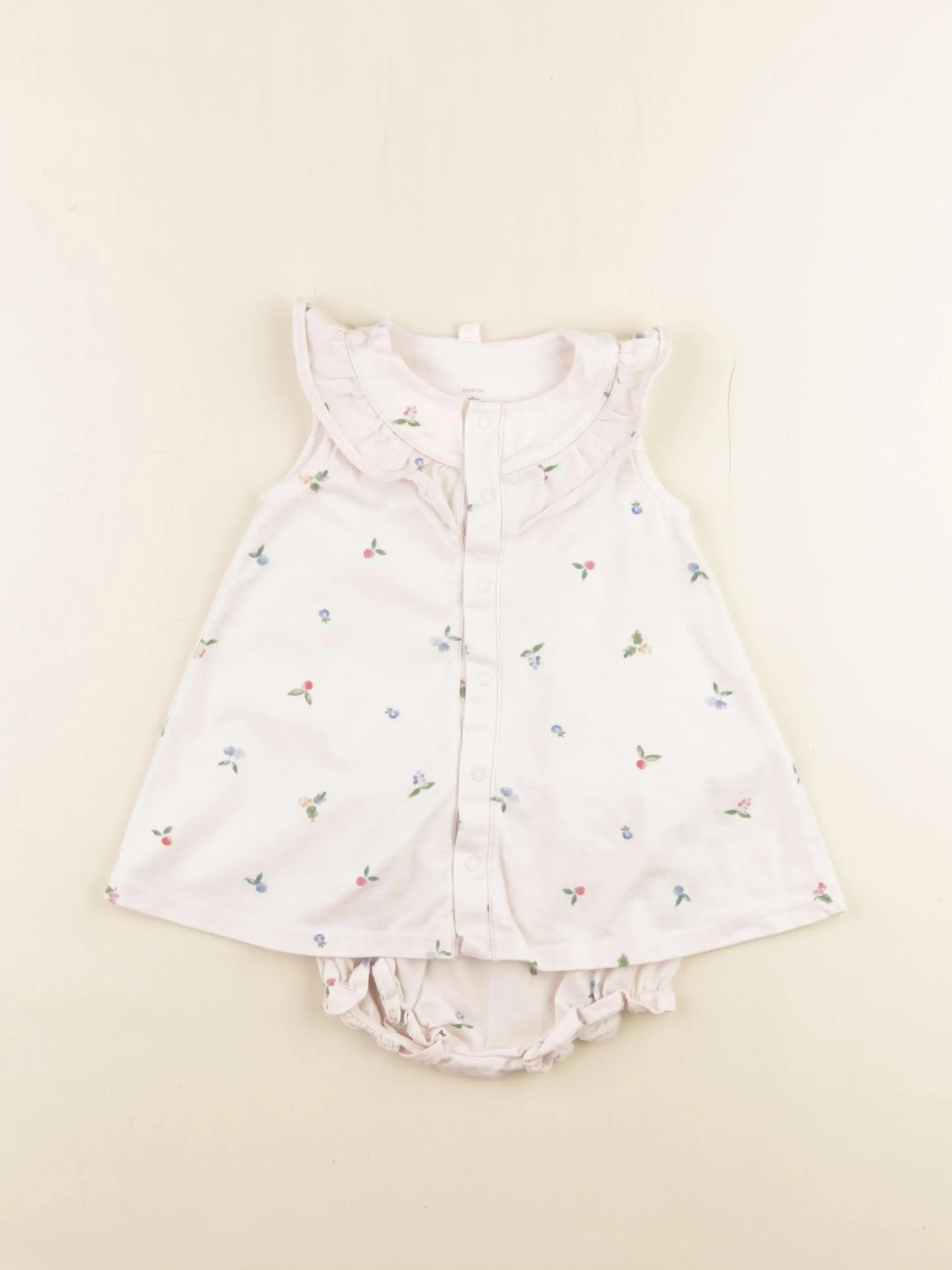 Petit Bateau - robe rose - 6 mois