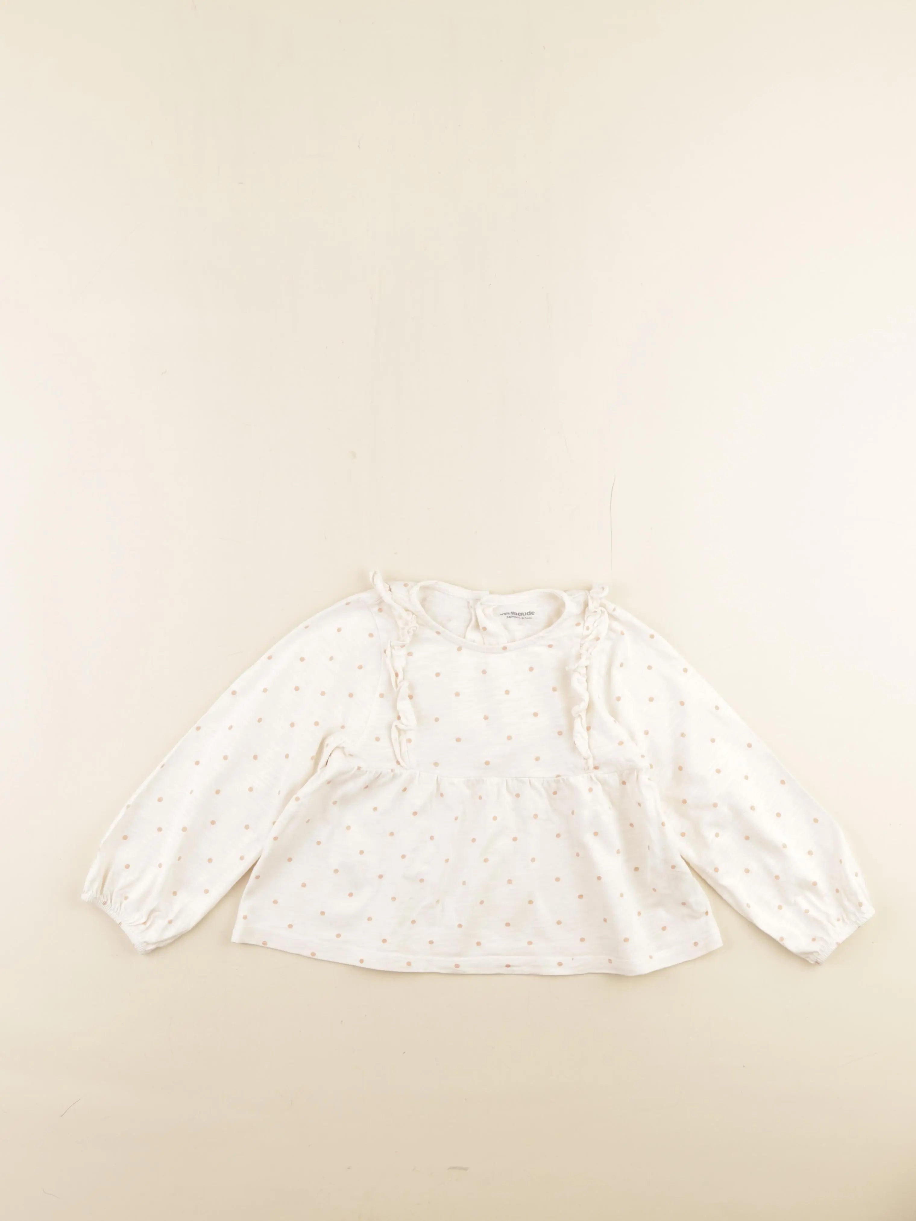 Vertbaudet - tee-shirt beige - 36 mois