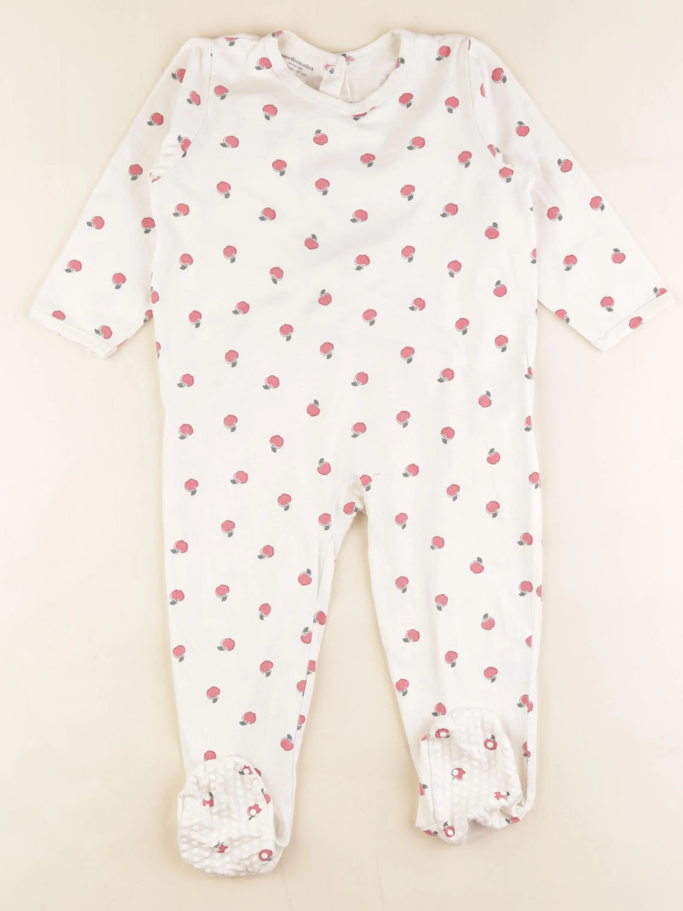 Vertbaudet - pyjama coton blanc - 36 mois