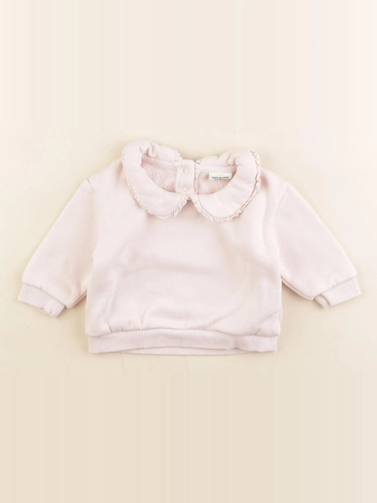 Tape à l'oeil - sweat rose - 6 mois