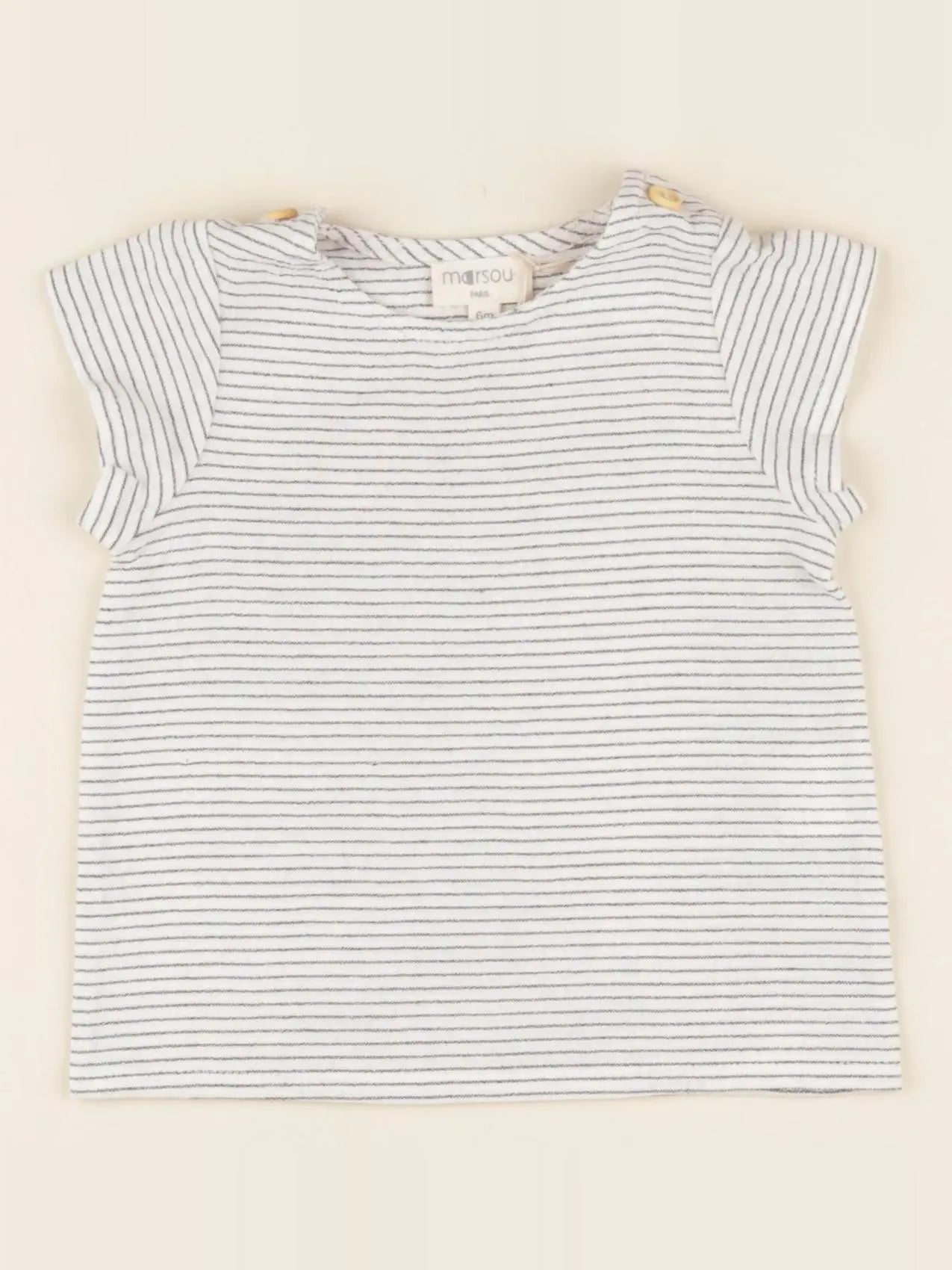 Tee-shirt rayures noire