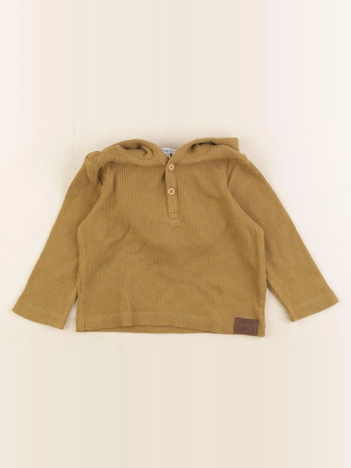 Vertbaudet - tee-shirt marron - 12 mois