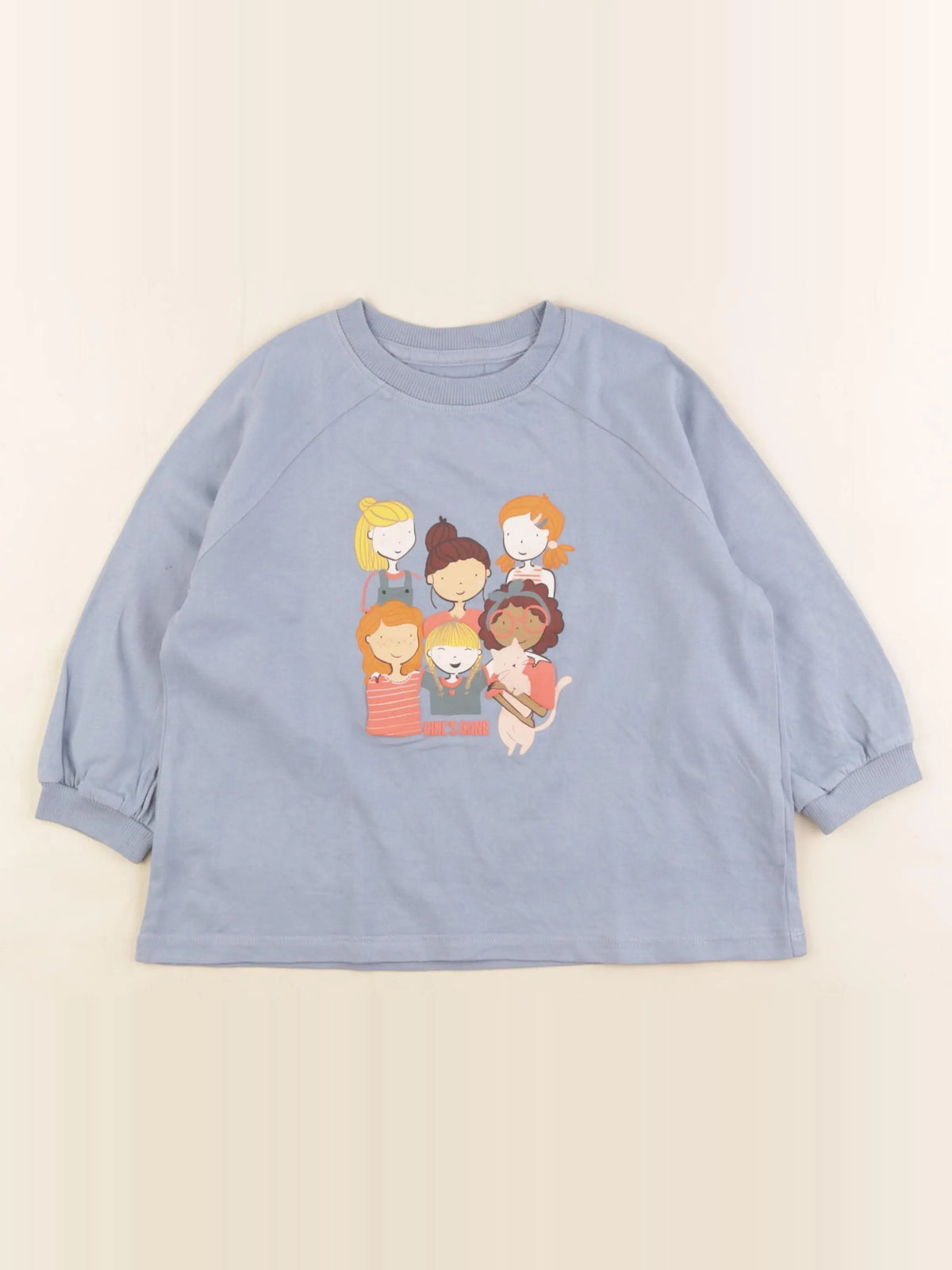 Vertbaudet - tee-shirt bleu - 6 ans