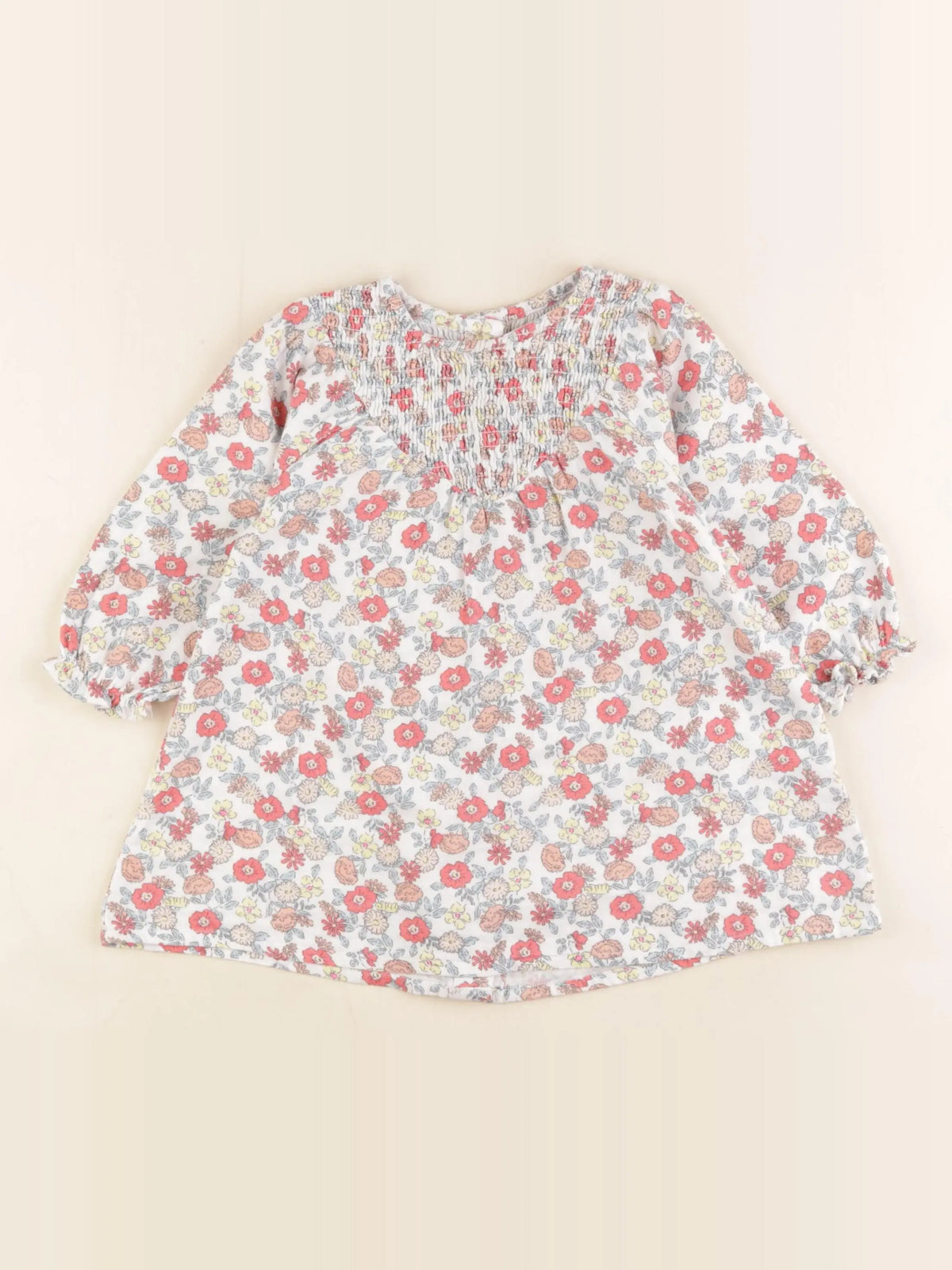 Vertbaudet - robe multicolore - 18 mois
