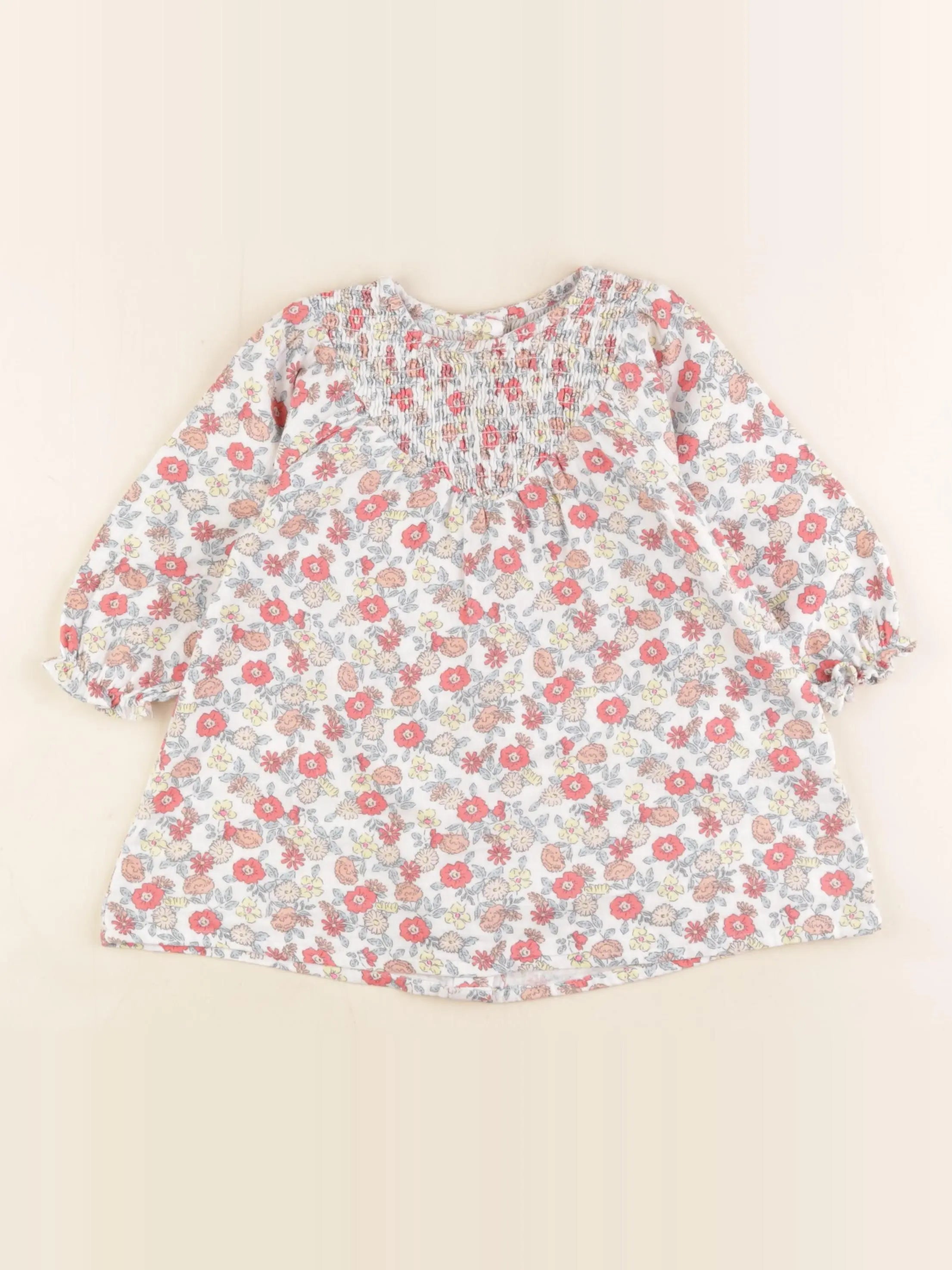 Vertbaudet - robe multicolore - 18 mois