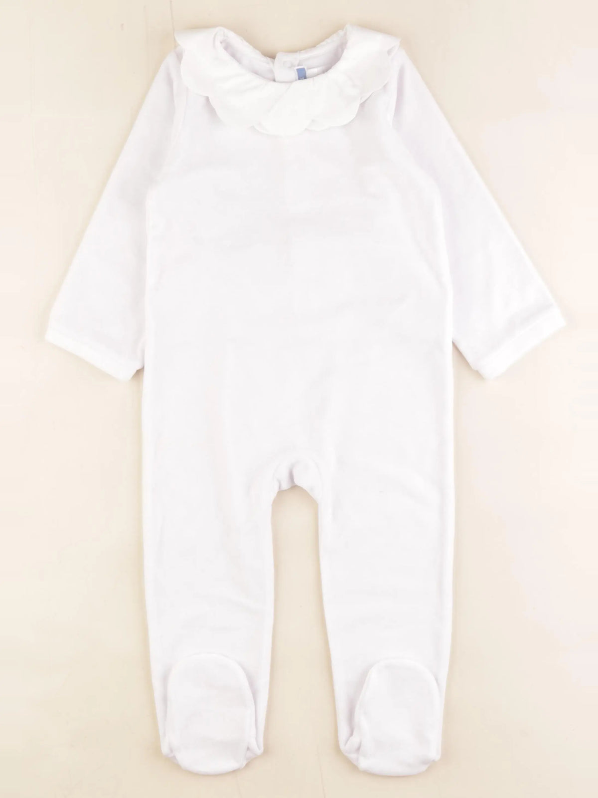 Jacadi - pyjama velours blanc - 24 mois