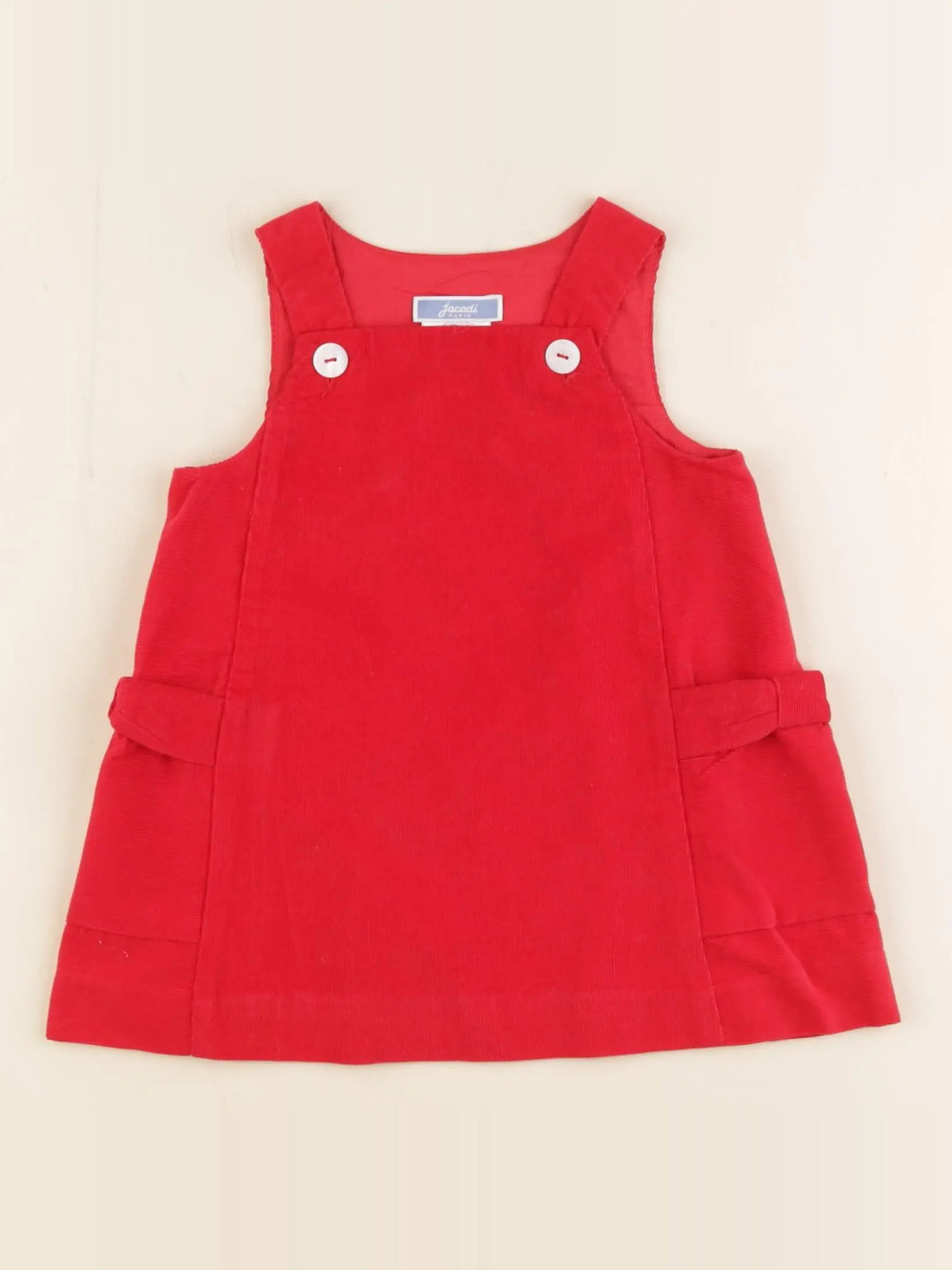 Jacadi - robe rouge - 6 mois