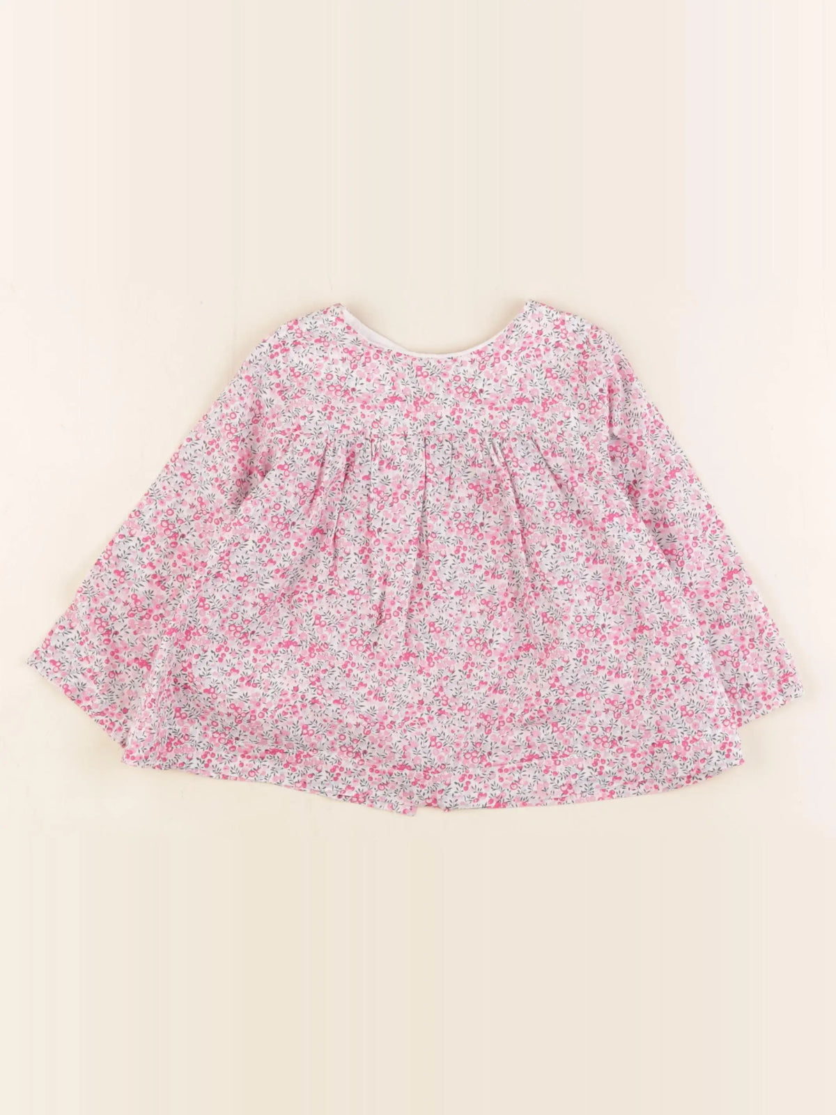 Jacadi - blouse rose, gris - 24 mois
