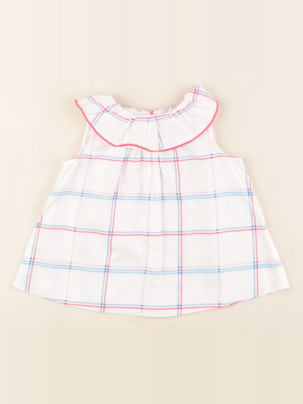 Jacadi - blouse blanc, rose - 6 mois
