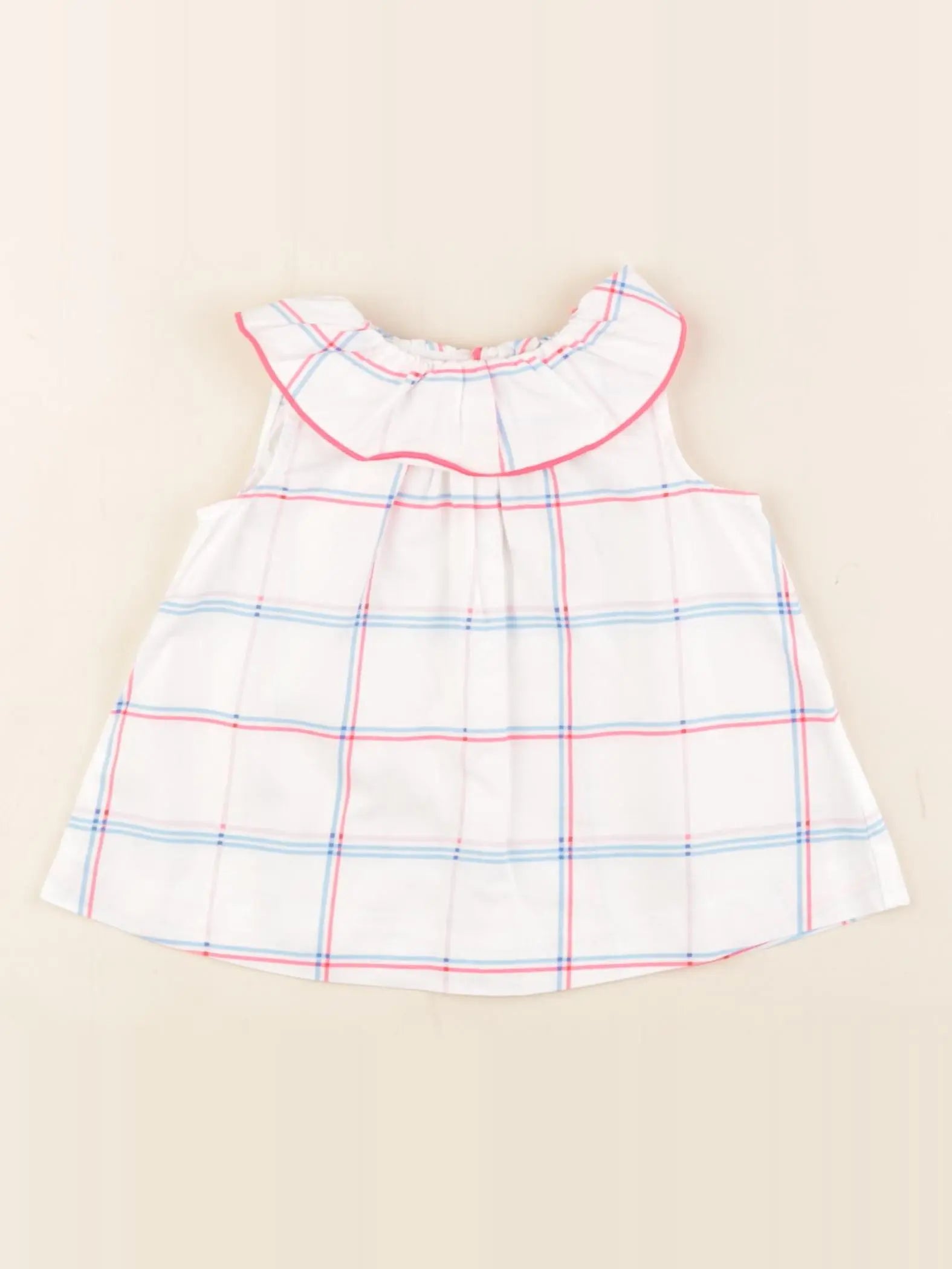 Jacadi - blouse blanc, rose - 6 mois