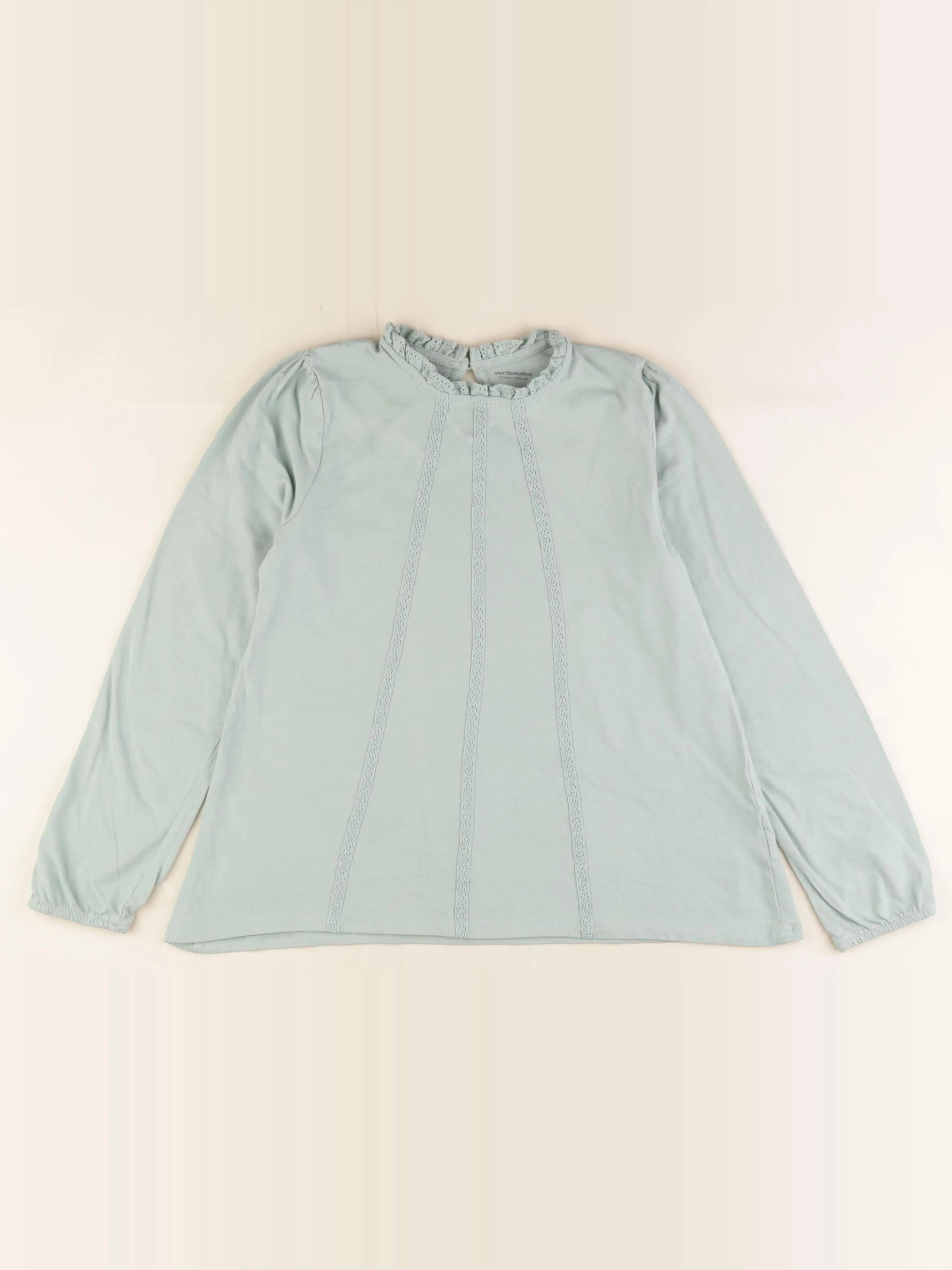 Vertbaudet - tee-shirt vert - 12 ans
