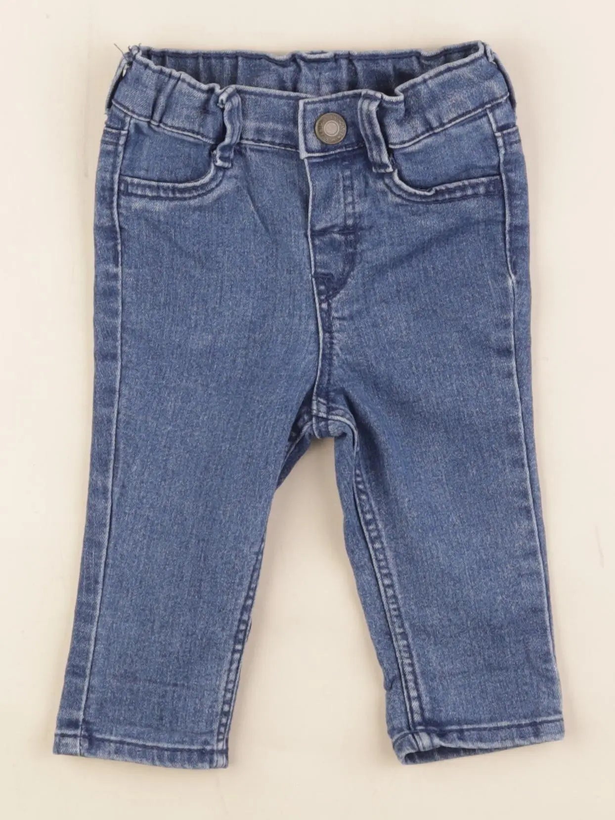 H&M - jean bleu - 6 mois