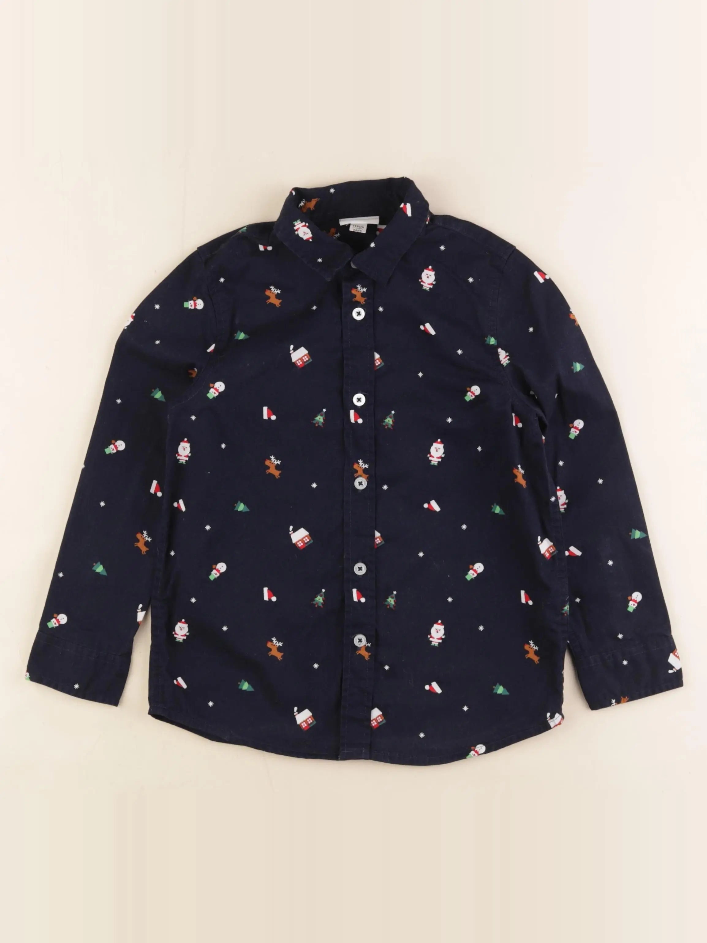 Vertbaudet - chemise bleu - 6 ans