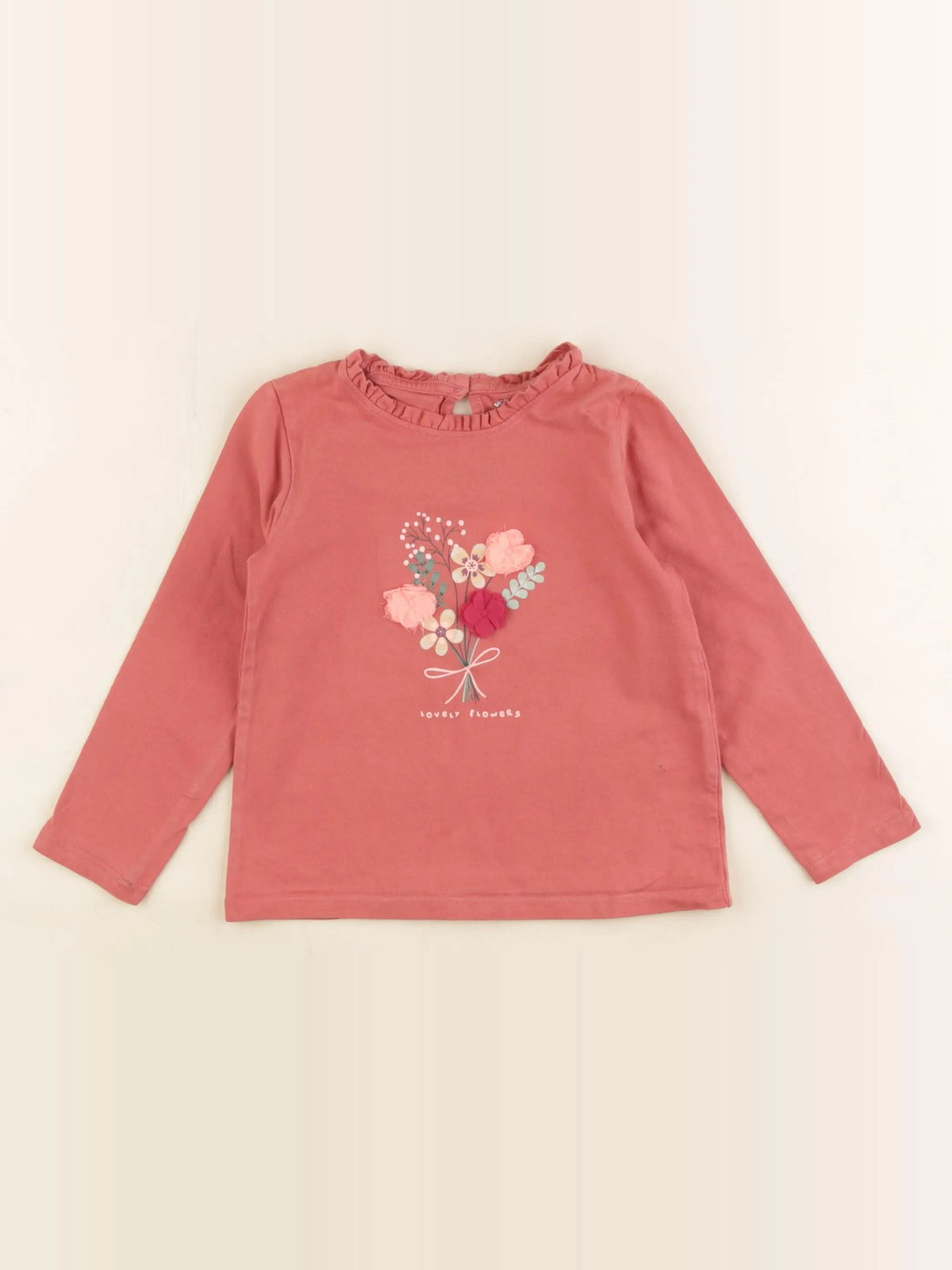 Vertbaudet - tee-shirt rose - 3 ans