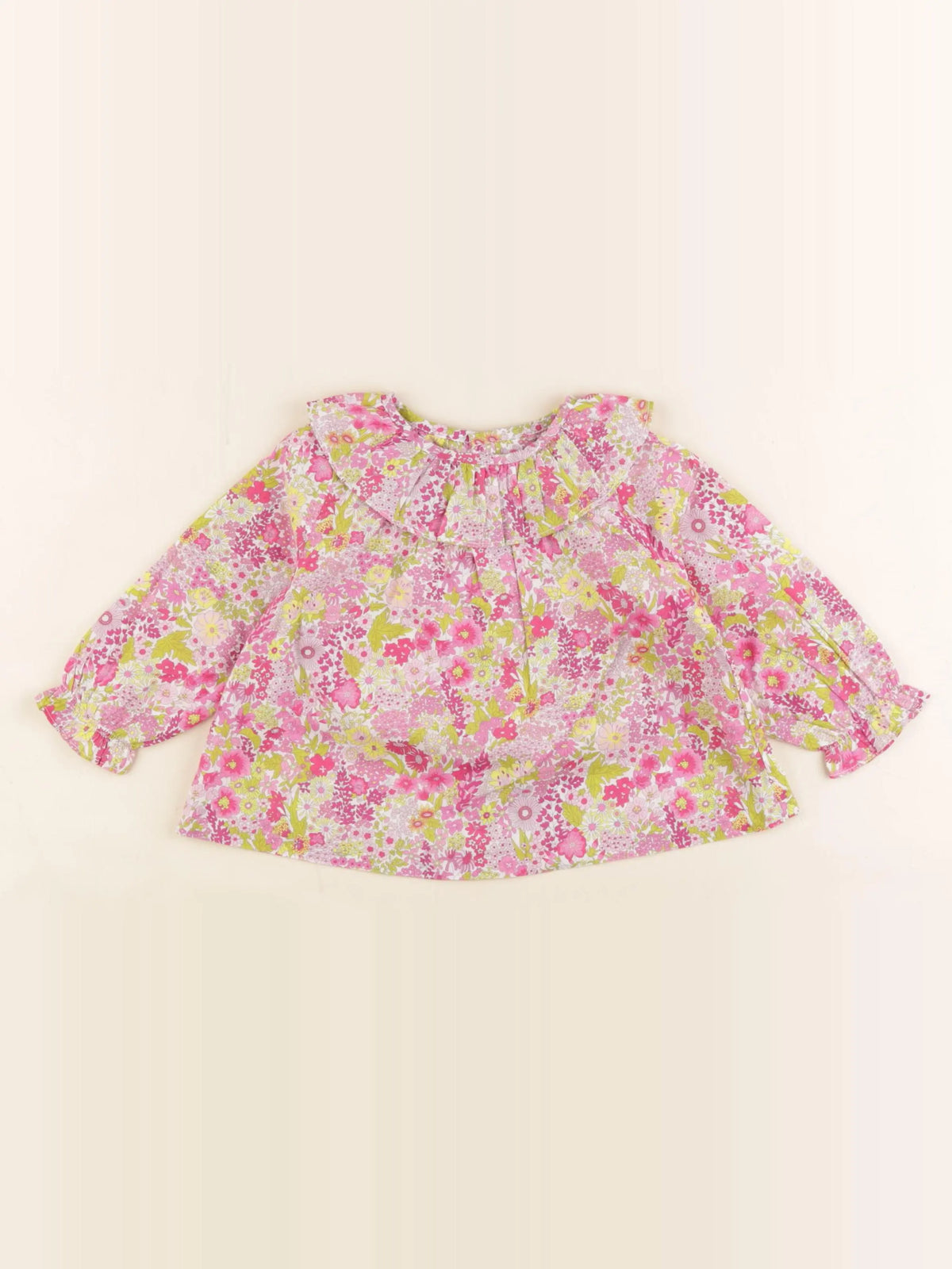 Jacadi - blouse liberty rose - 18 mois