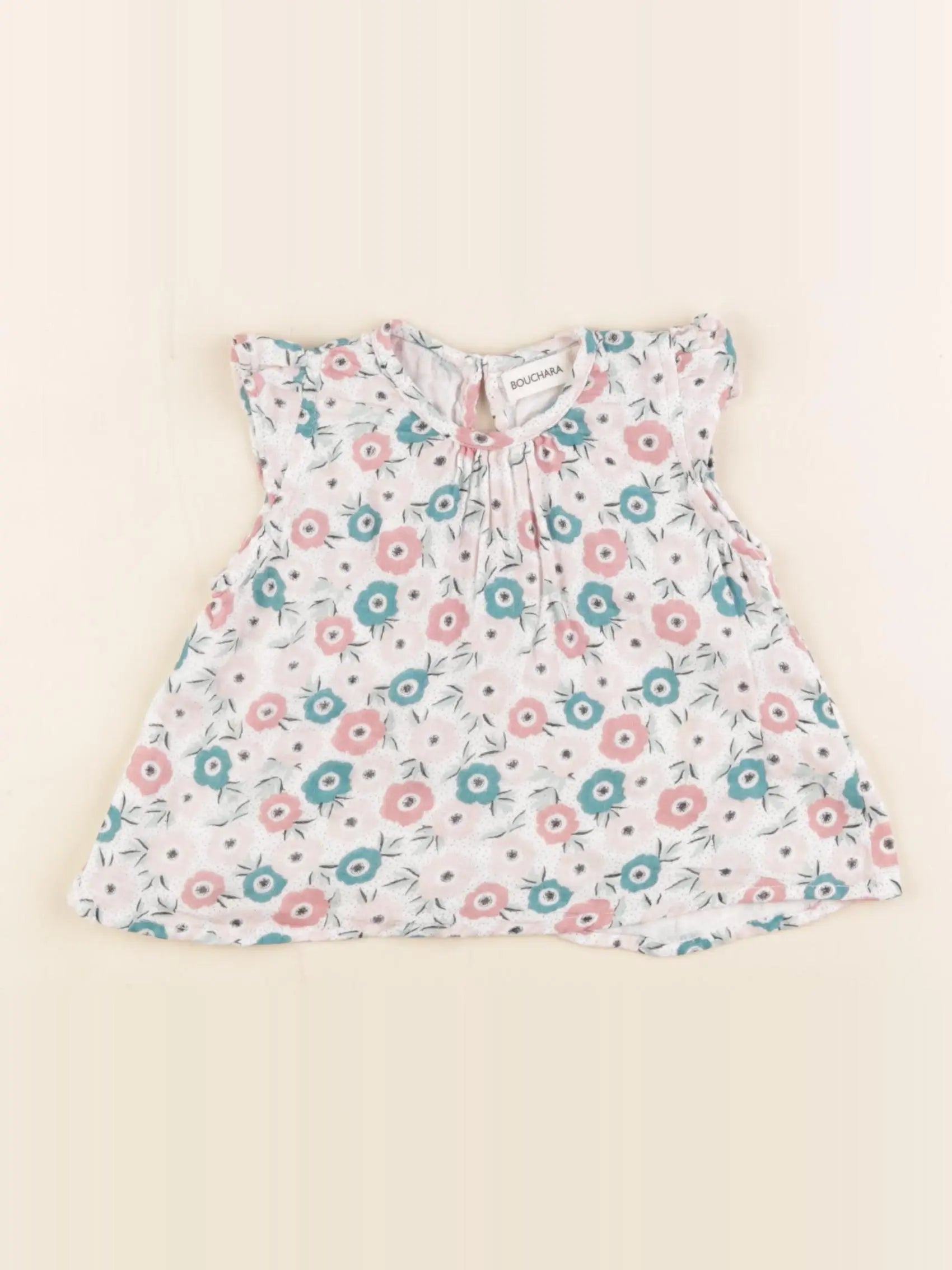 Bouchara - blouse multicolore - 18 mois
