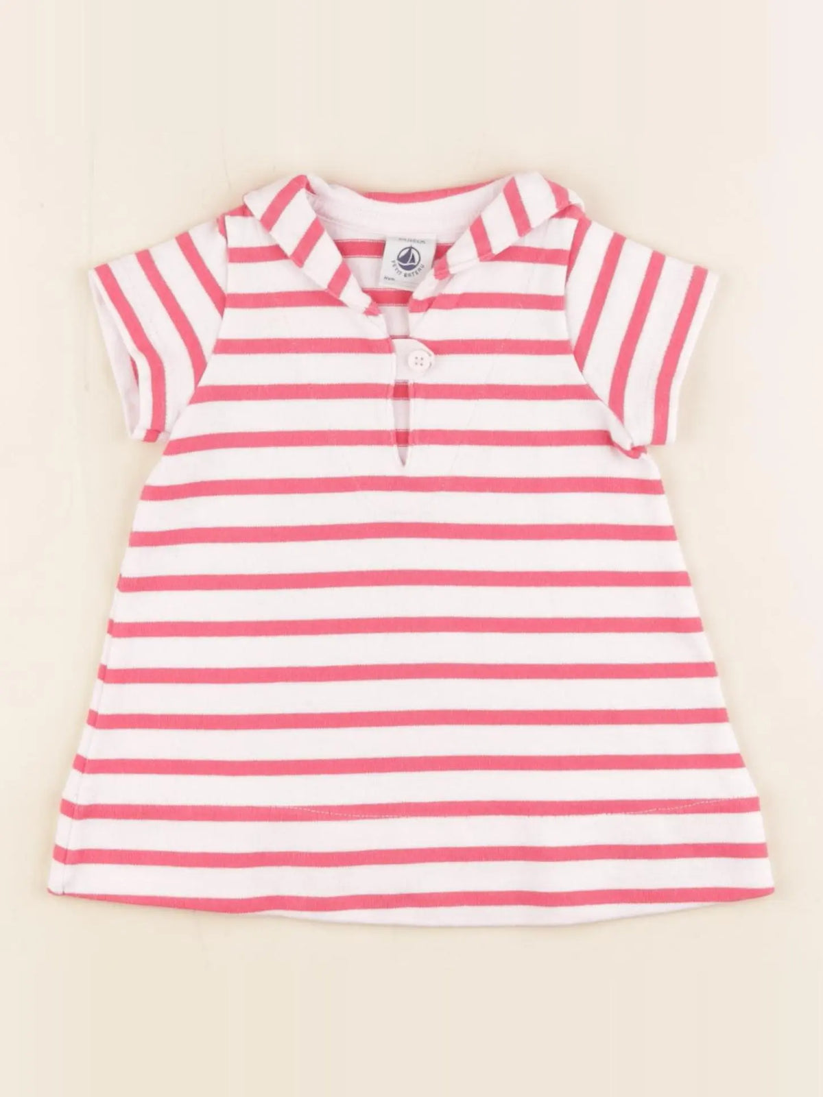 Petit Bateau - robe rose - 3 mois