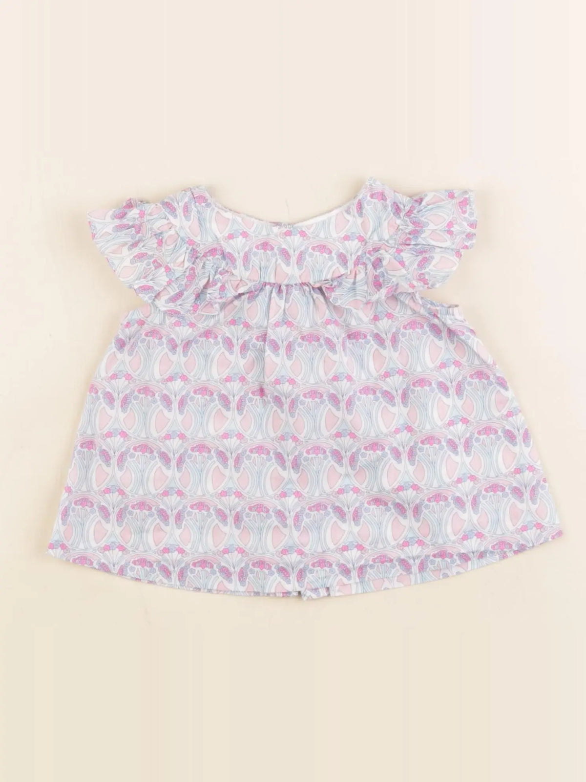 Jacadi - blouse liberty multicolore - 6 mois