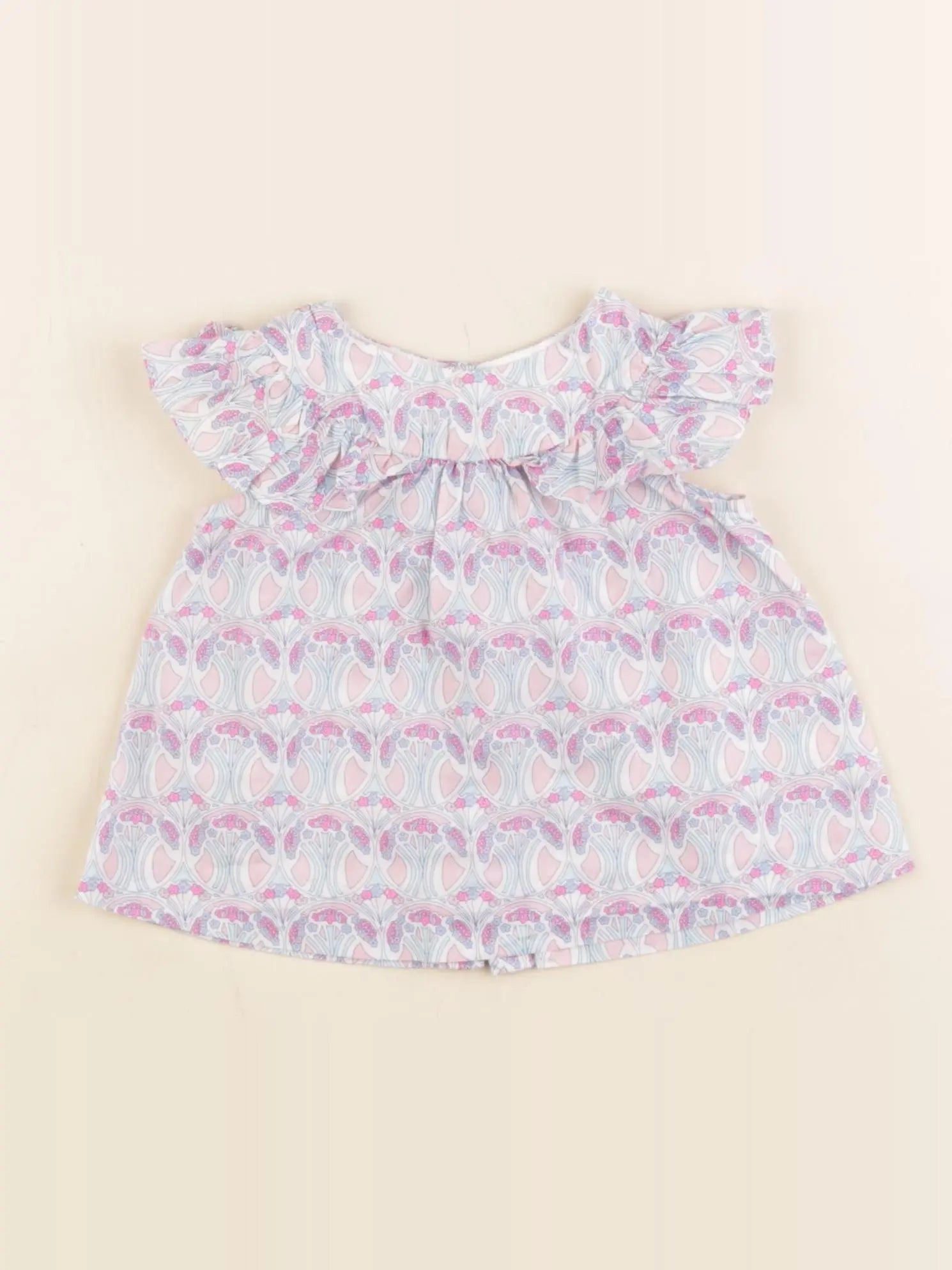 Jacadi - blouse liberty multicolore - 6 mois