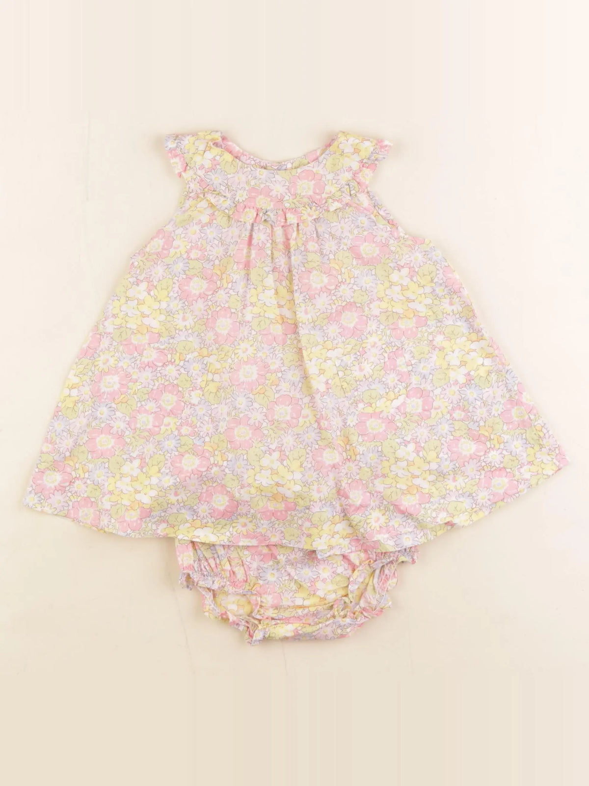Jacadi - robe liberty multicolore - 6 mois