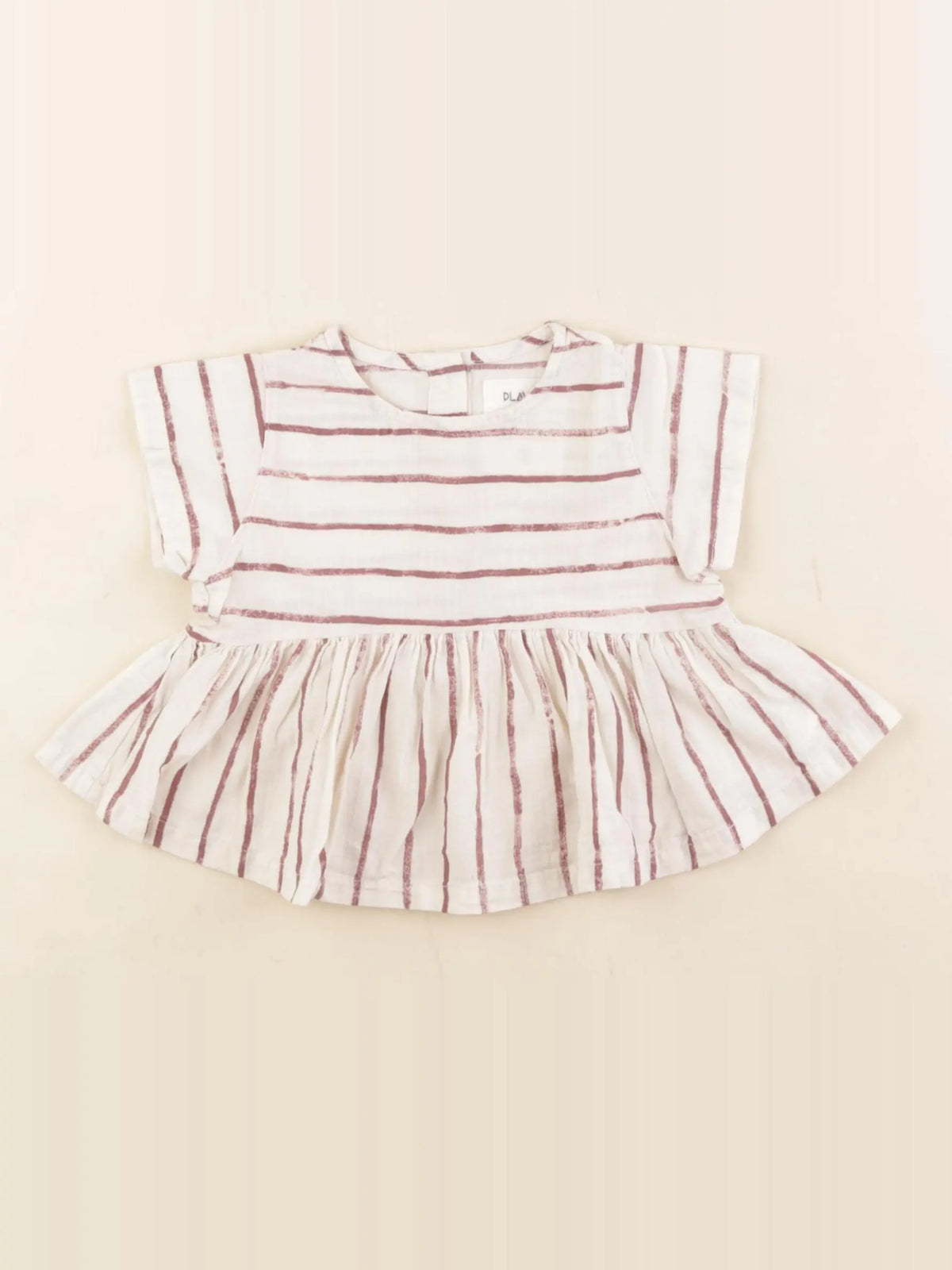 Play Up - blouse beige, rouge - 3 mois