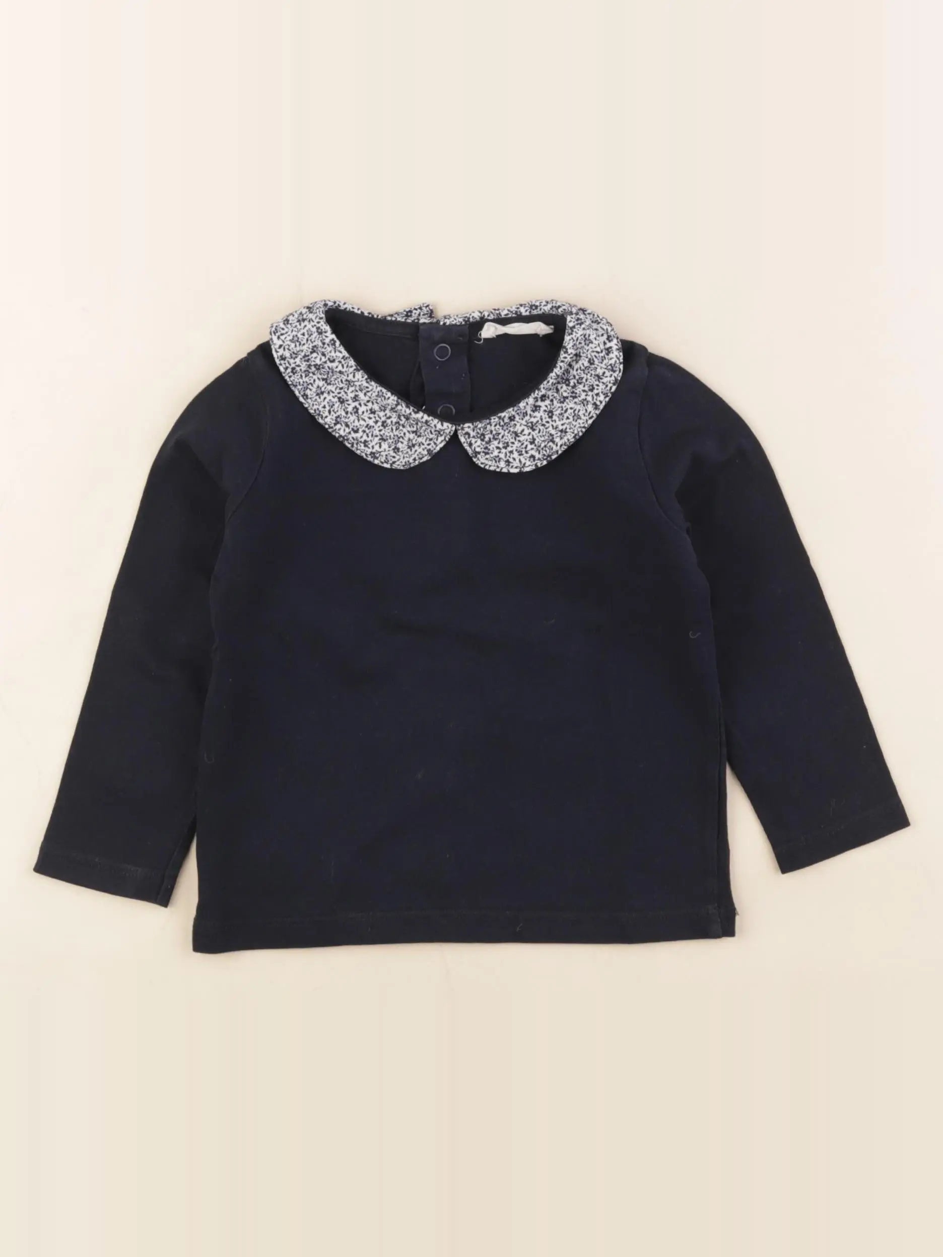 Little Cigogne - tee-shirt bleu - 2 ans